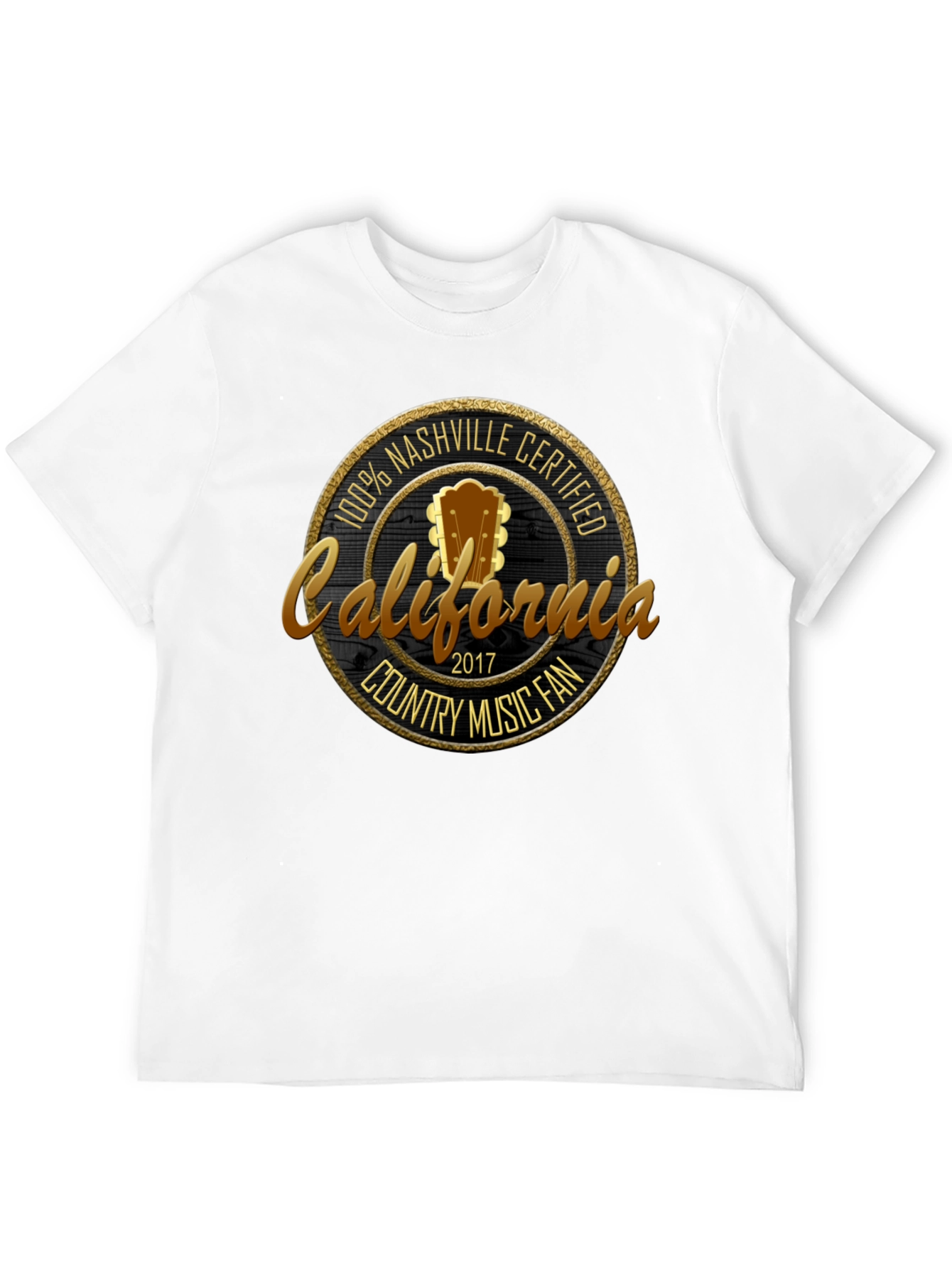 Nashville Certified California Country Music Fan T-Shirt