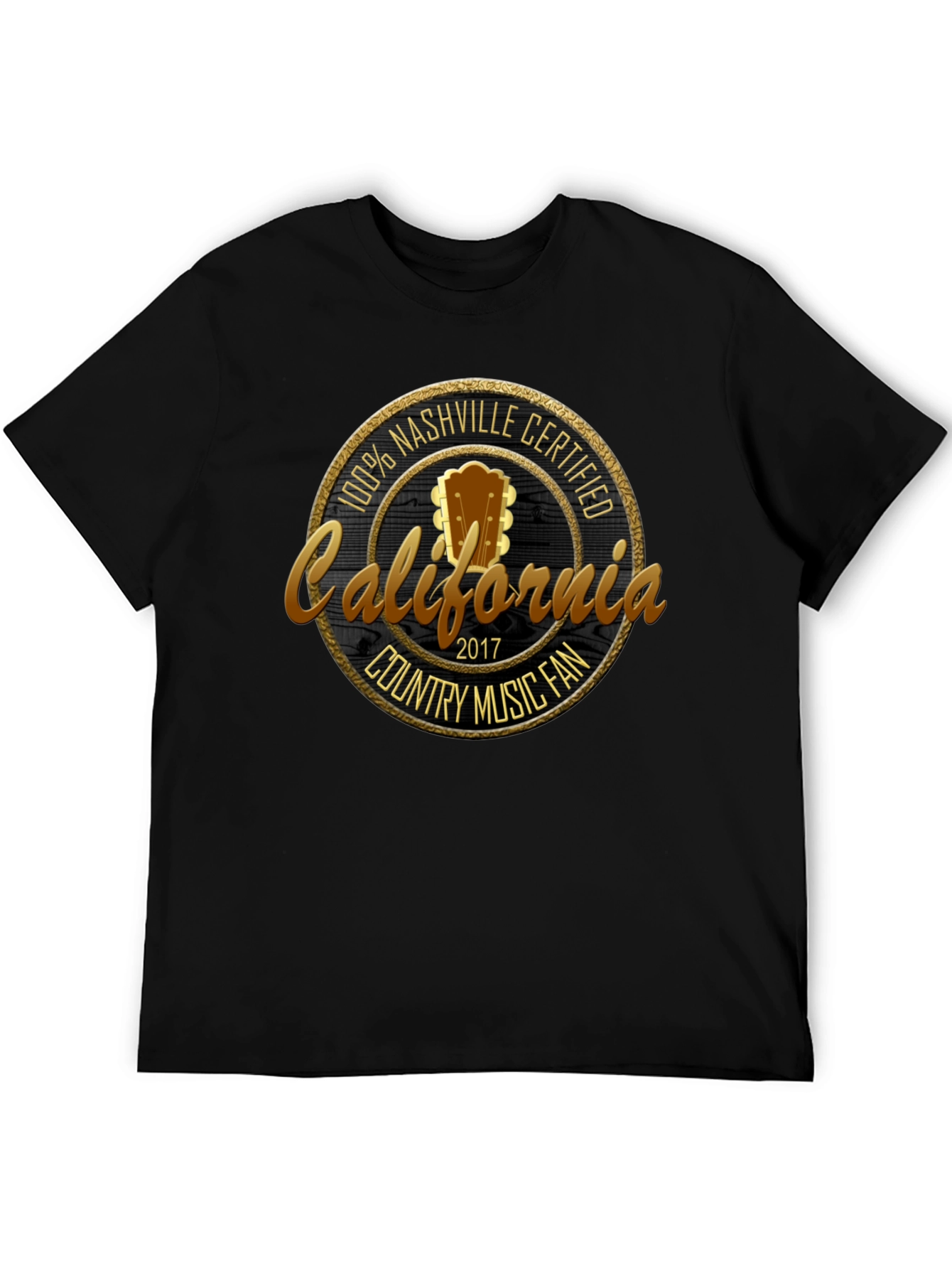 Nashville Certified California Country Music Fan T-Shirt