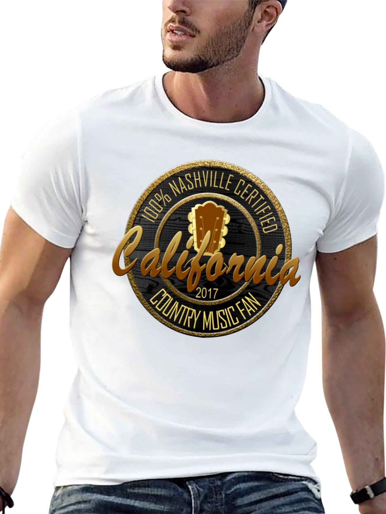 Nashville Certified California Country Music Fan T-Shirt