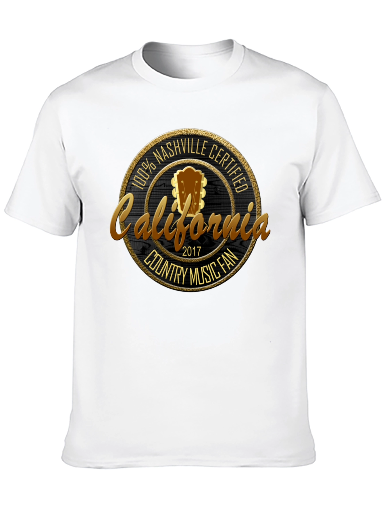 Nashville Certified California Country Music Fan T-Shirt