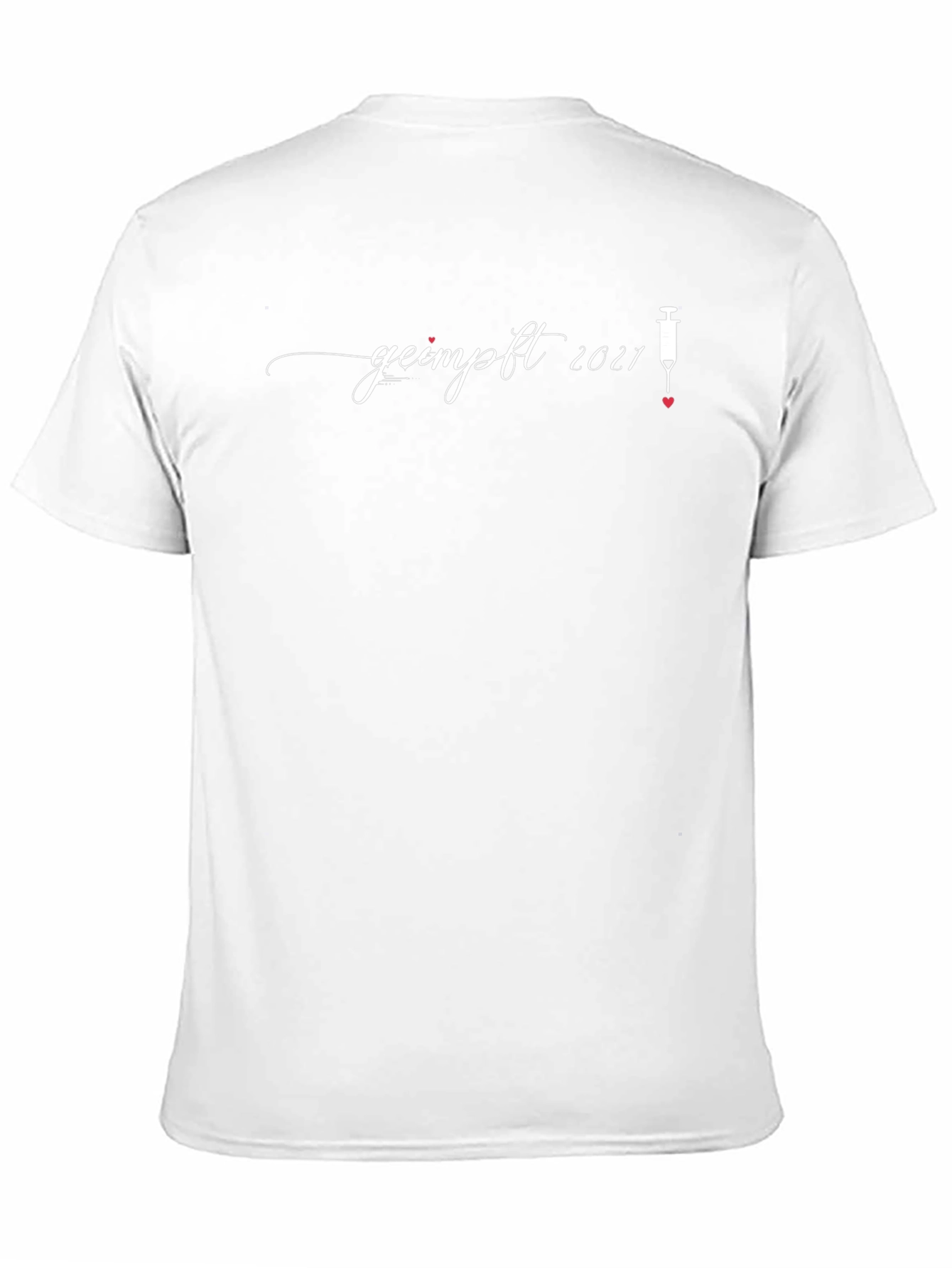 Vaccinated 2021 Tee - Novelty Graphic T-Shirt