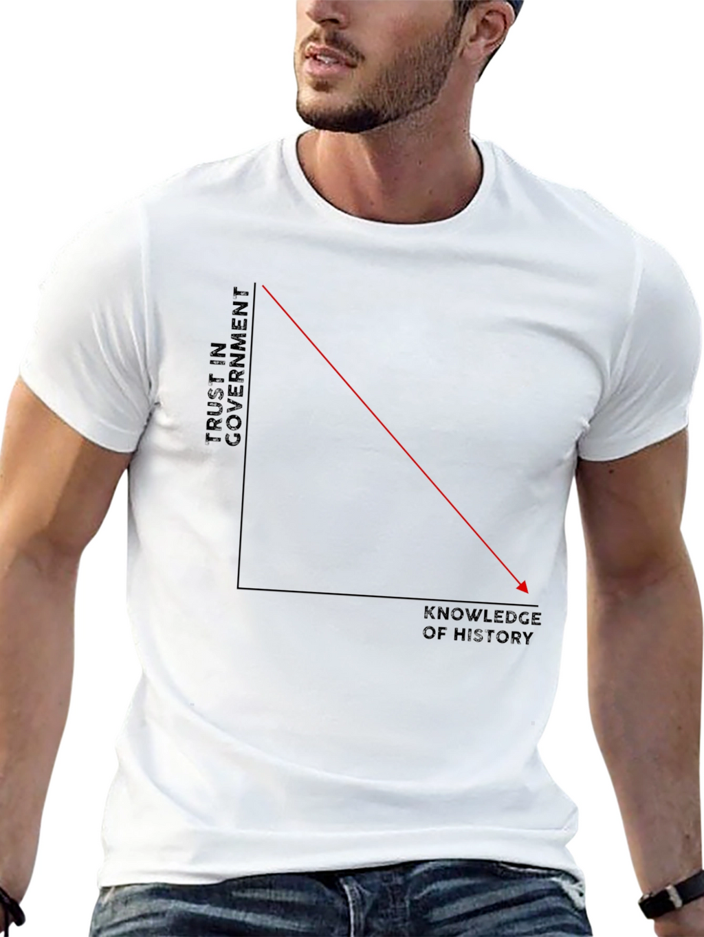 Trust vs. History Knowledge Graphic Tee