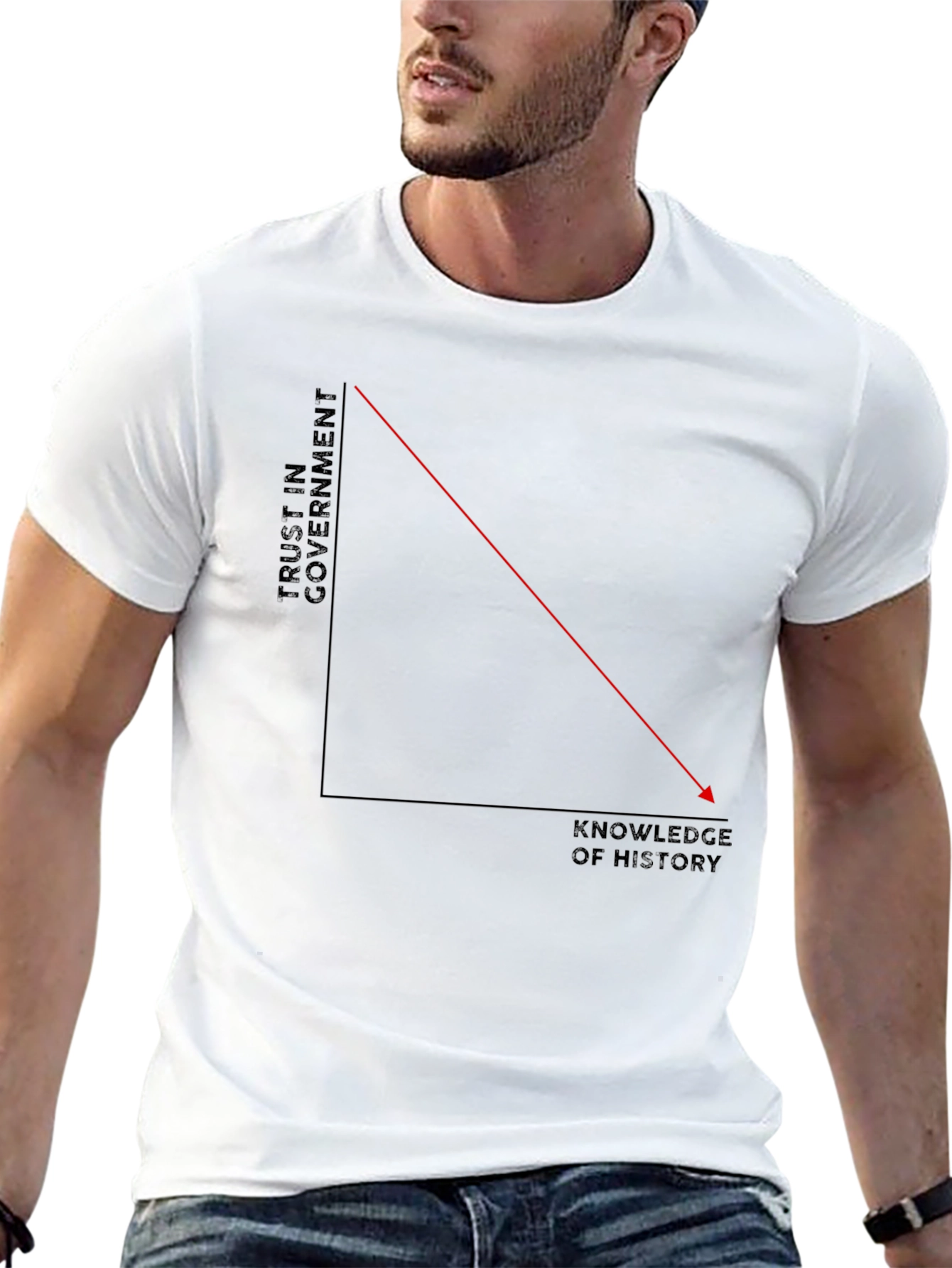 Trust vs. History Knowledge Graphic Tee