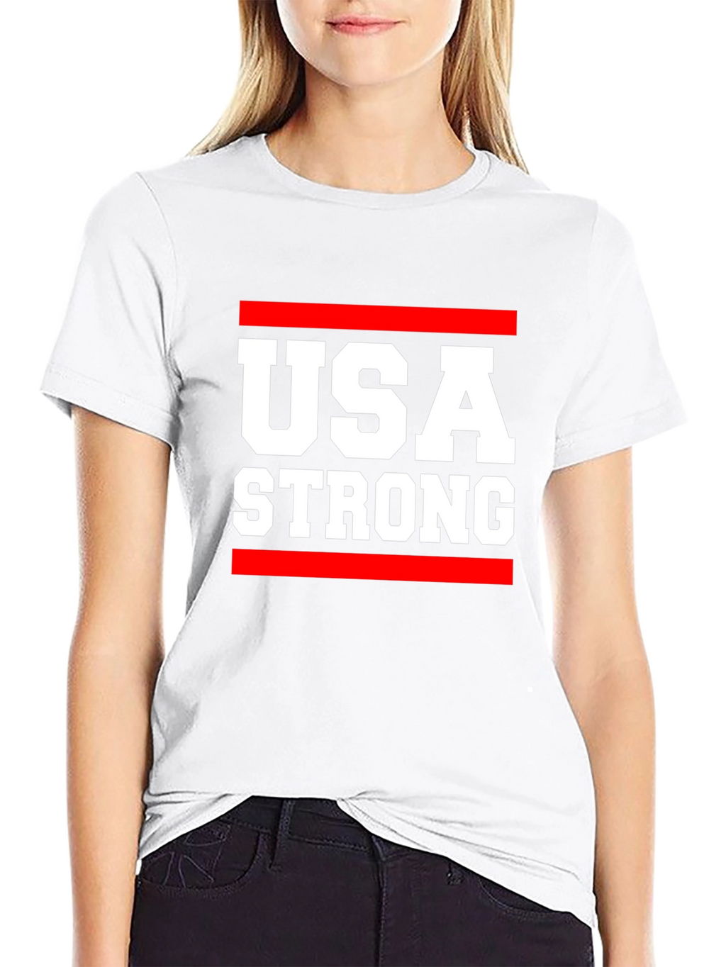 USA Strong Graphic Tee - Patriotic Pride