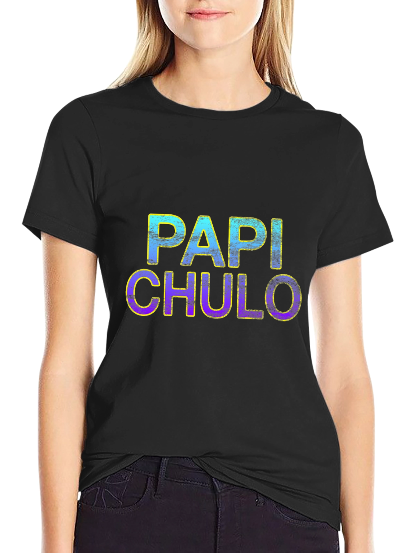Papi Chulo Graphic T-Shirt - Mens Black Tee