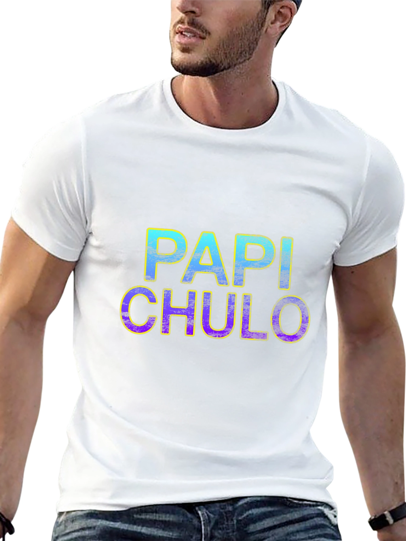 Papi Chulo Graphic T-Shirt - Mens Black Tee
