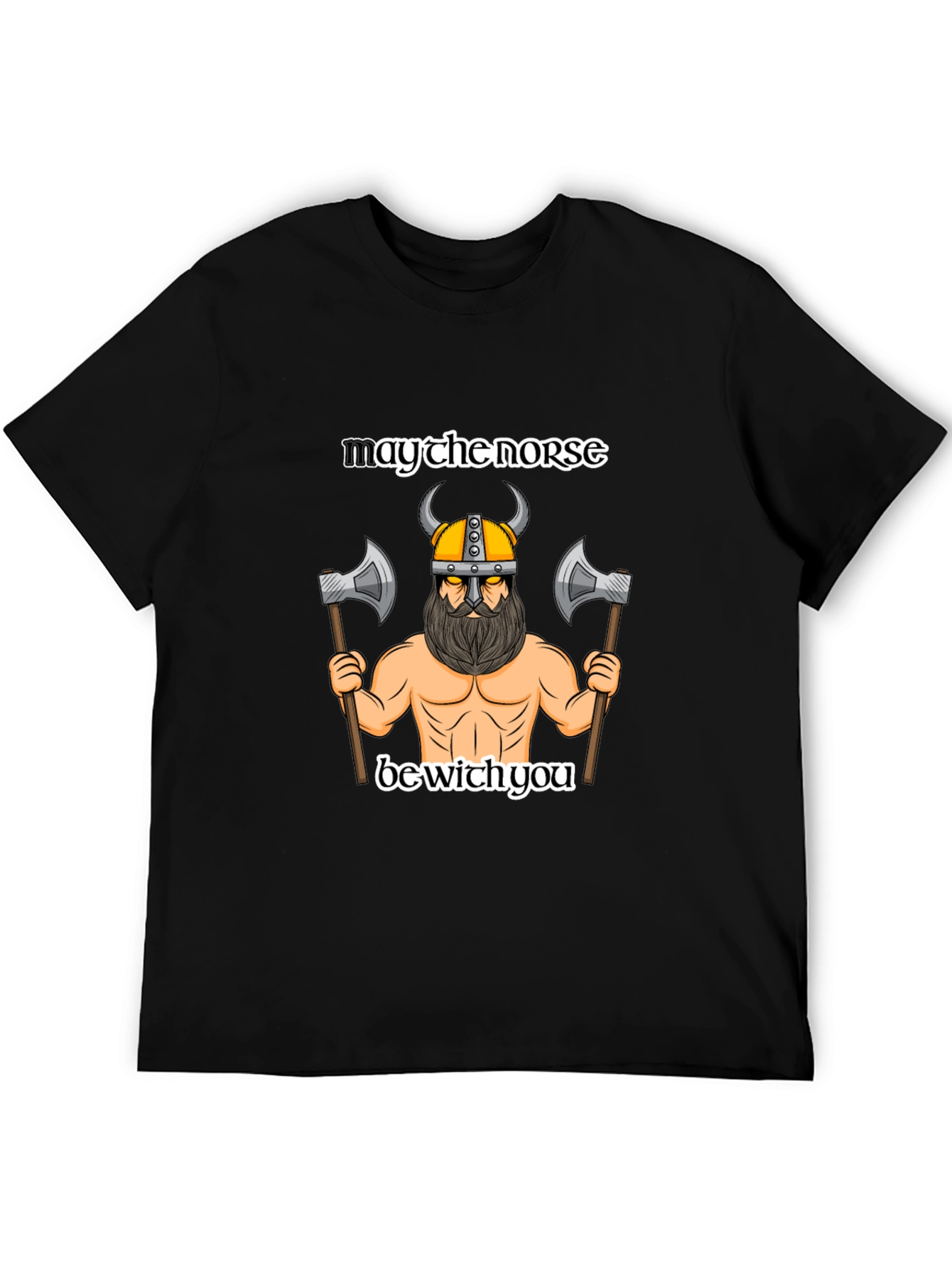 Norse Viking T-Shirt - May the Norse Be With You