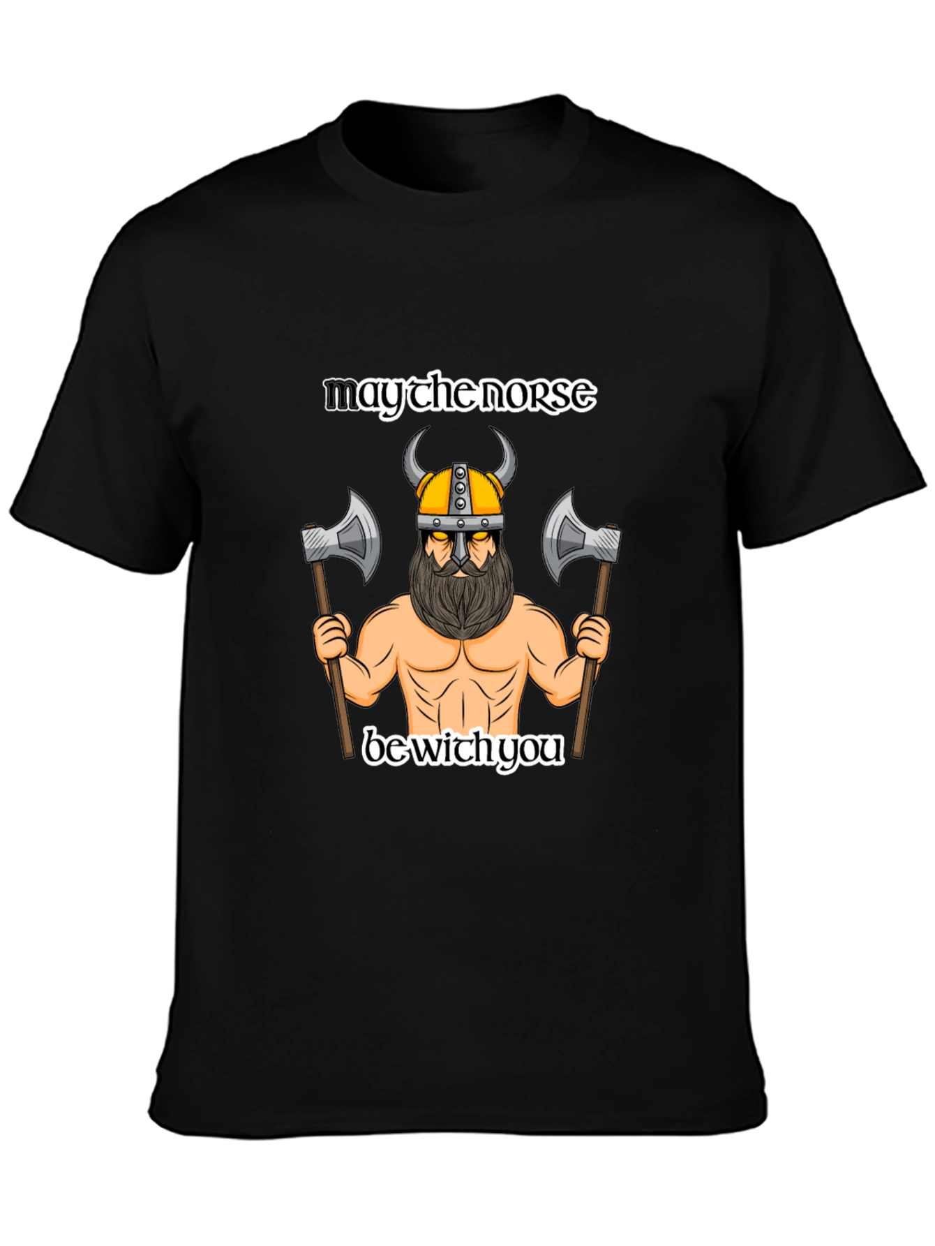 Norse Viking T-Shirt - May the Norse Be With You