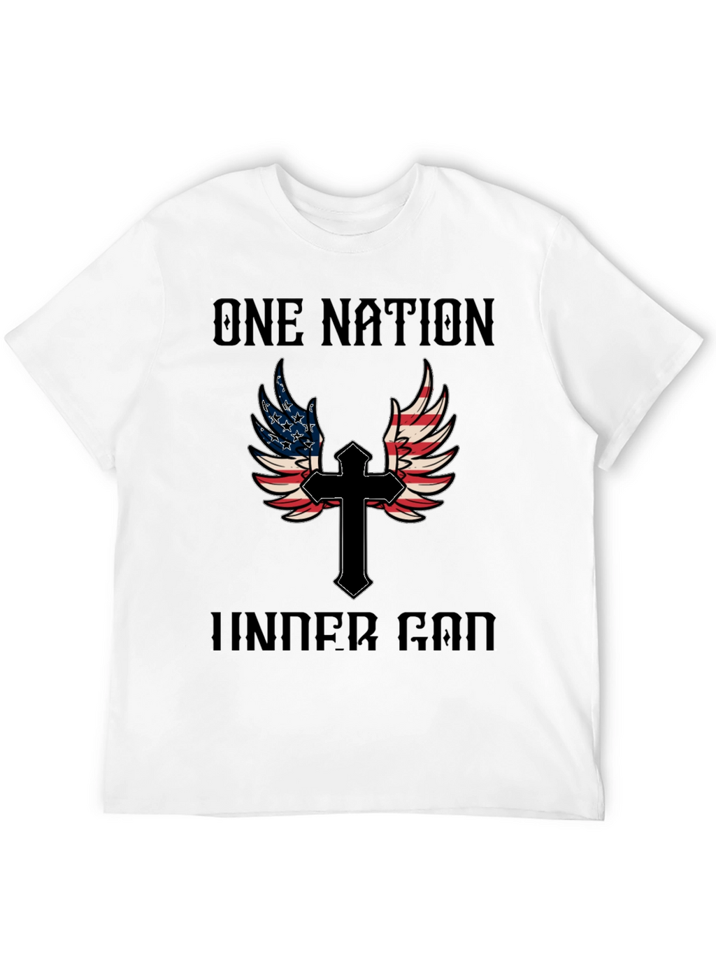 One Nation Under God T-Shirt - Patriotic Christian Tee