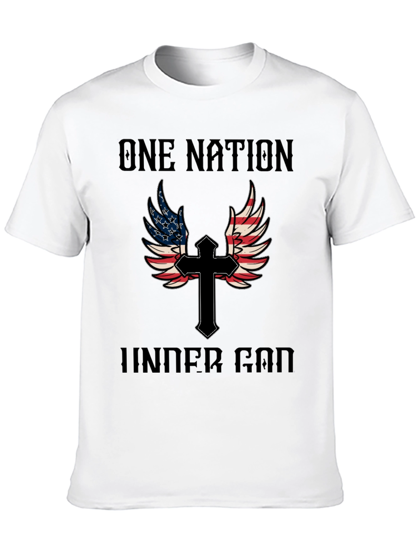 One Nation Under God T-Shirt - Patriotic Christian Tee