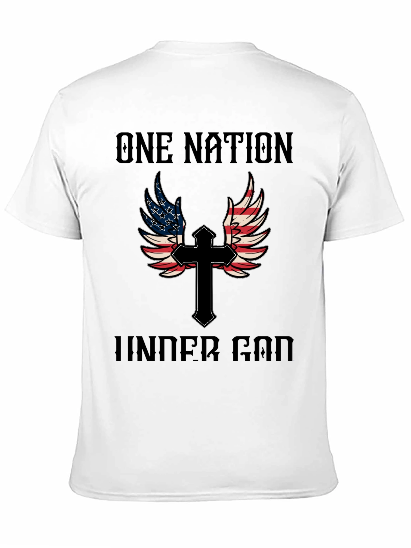 One Nation Under God T-Shirt - Patriotic Christian Tee