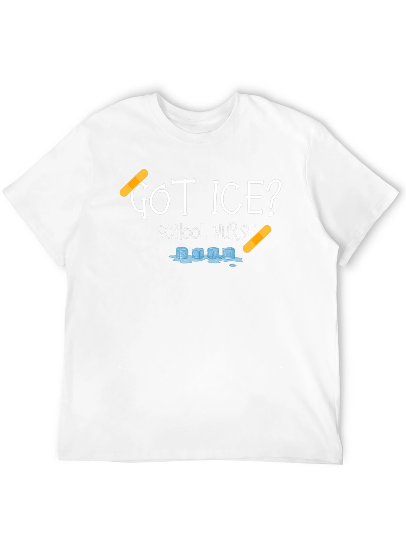 School Nurse T-Shirt - Got Ice? Funny Tee
