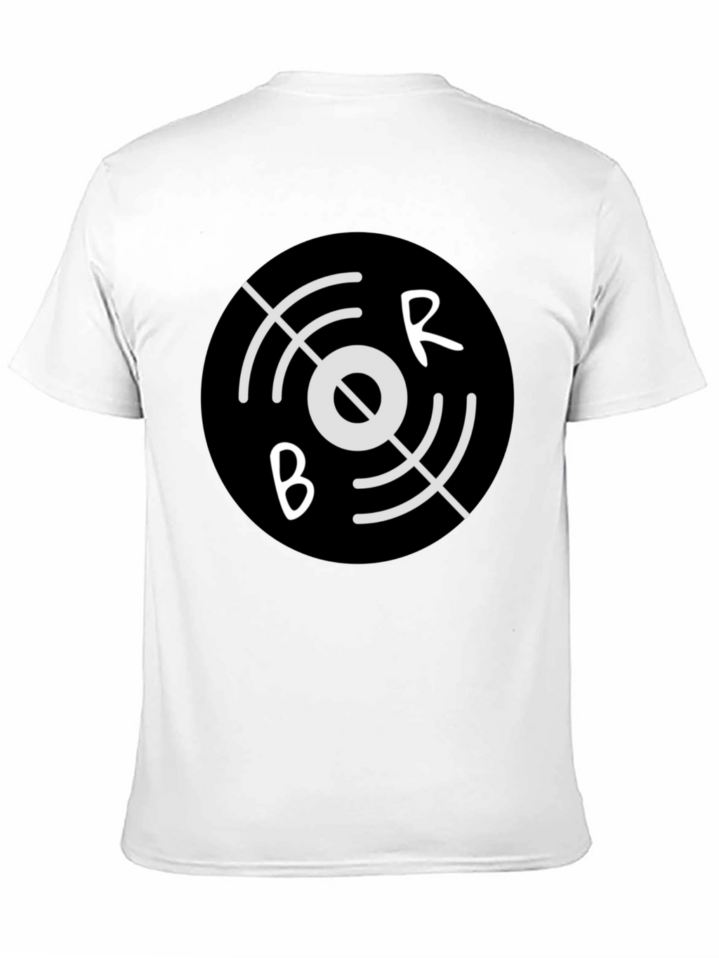 Black BR Circular Graphic Tee