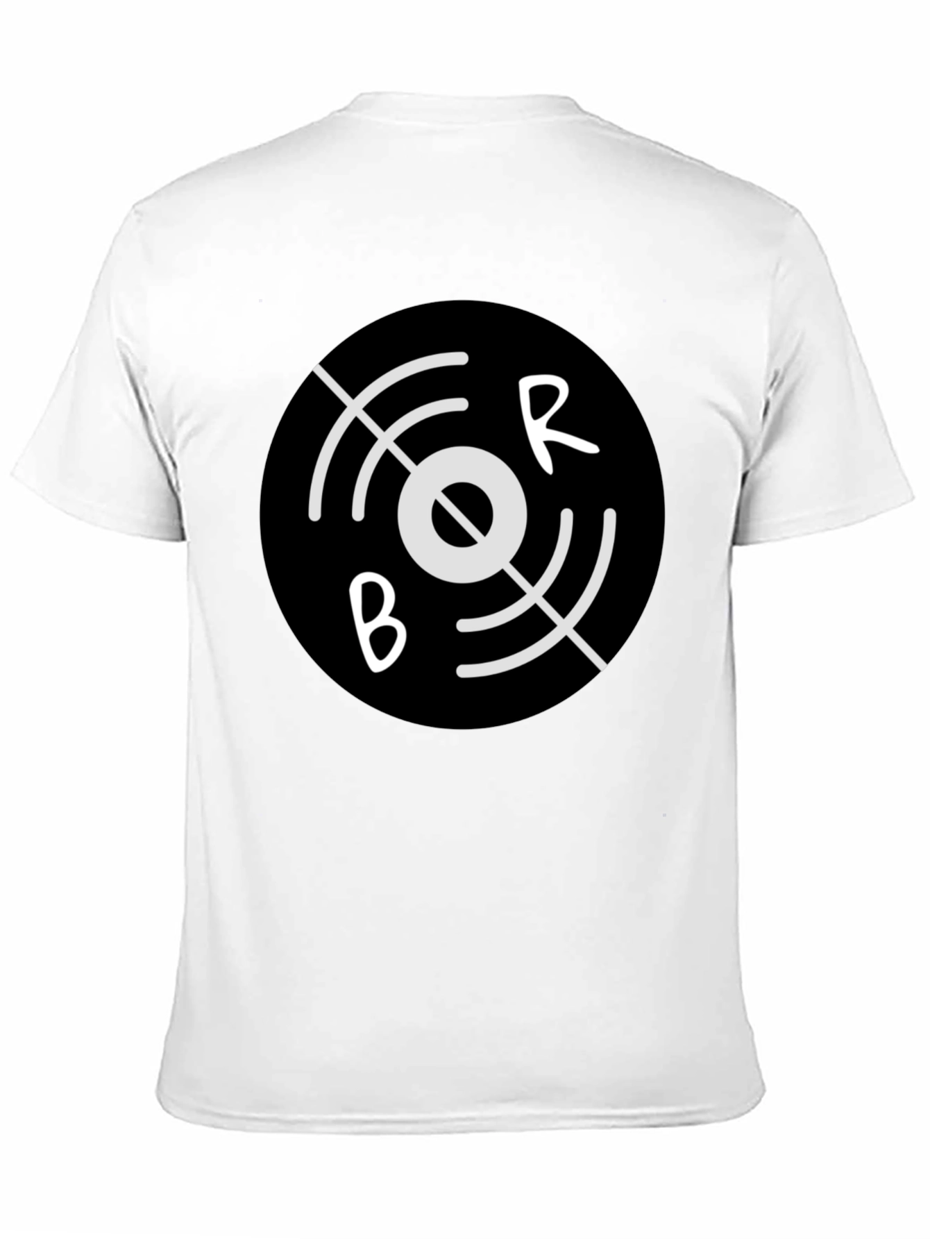 Black BR Circular Graphic Tee