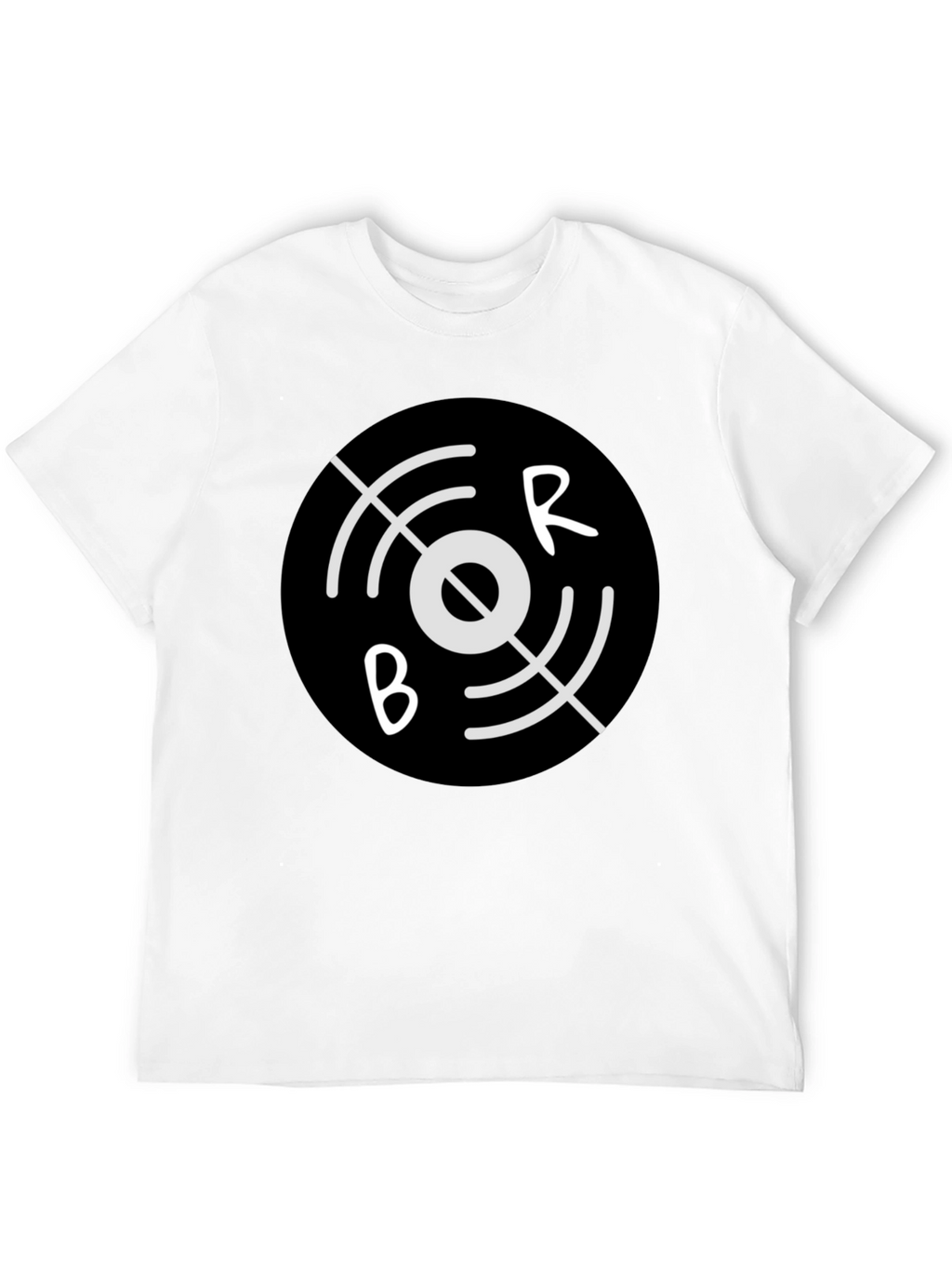 Black BR Circular Graphic Tee
