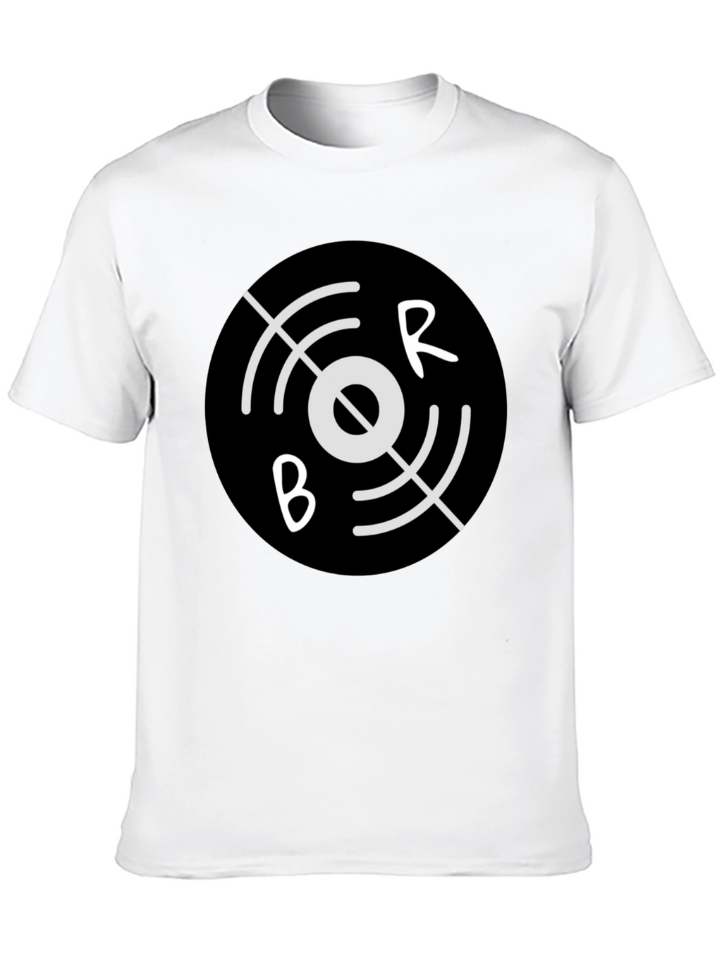 Black BR Circular Graphic Tee