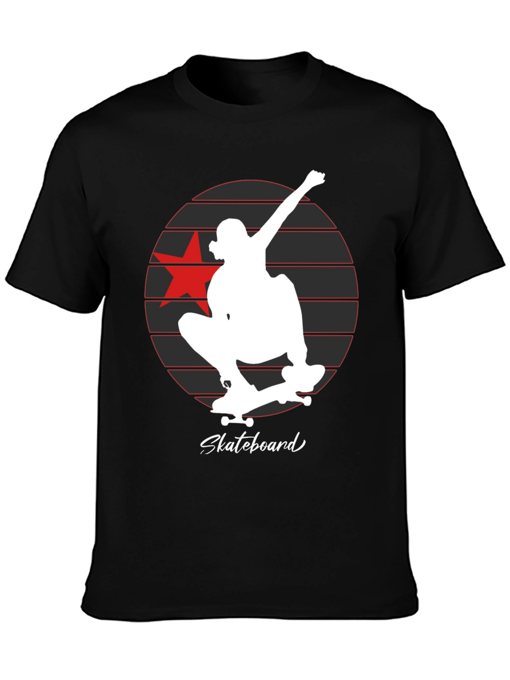 Skateboard Star Graphic Tee