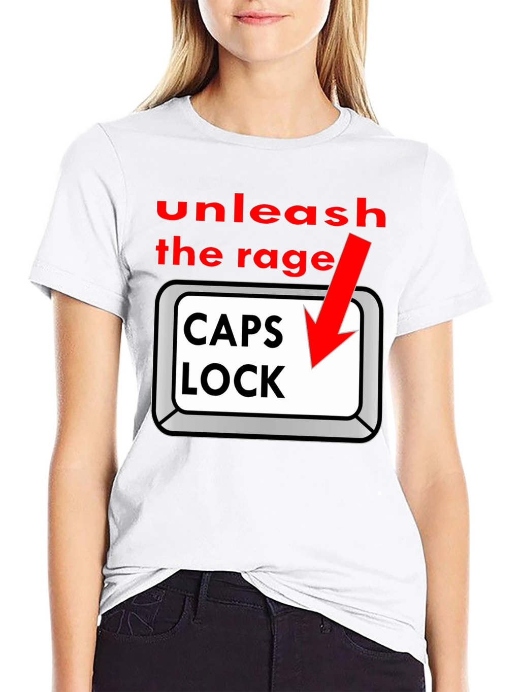 Unleash the Rage - Caps Lock T-Shirt