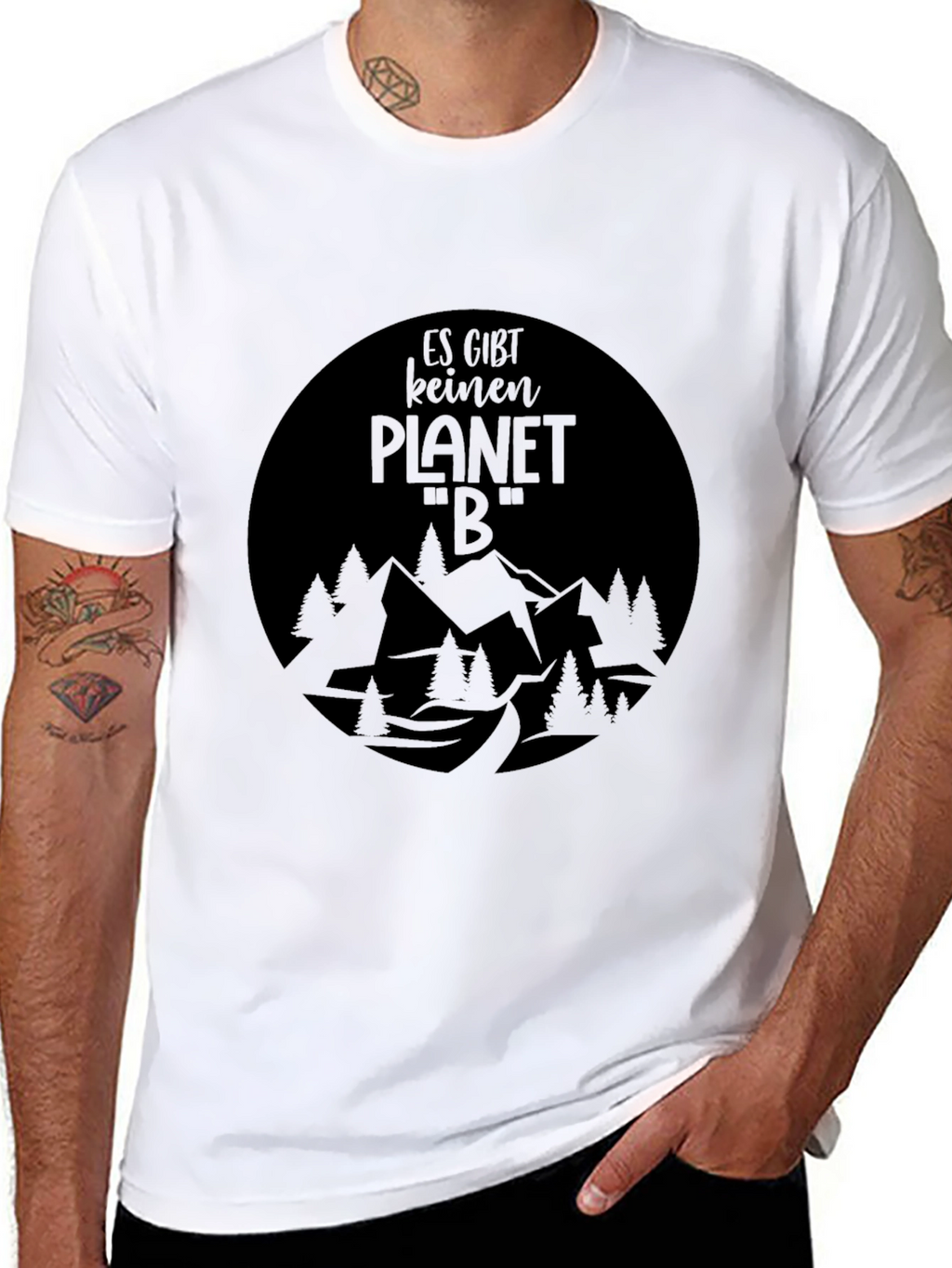 No Planet B Black Graphic Tee