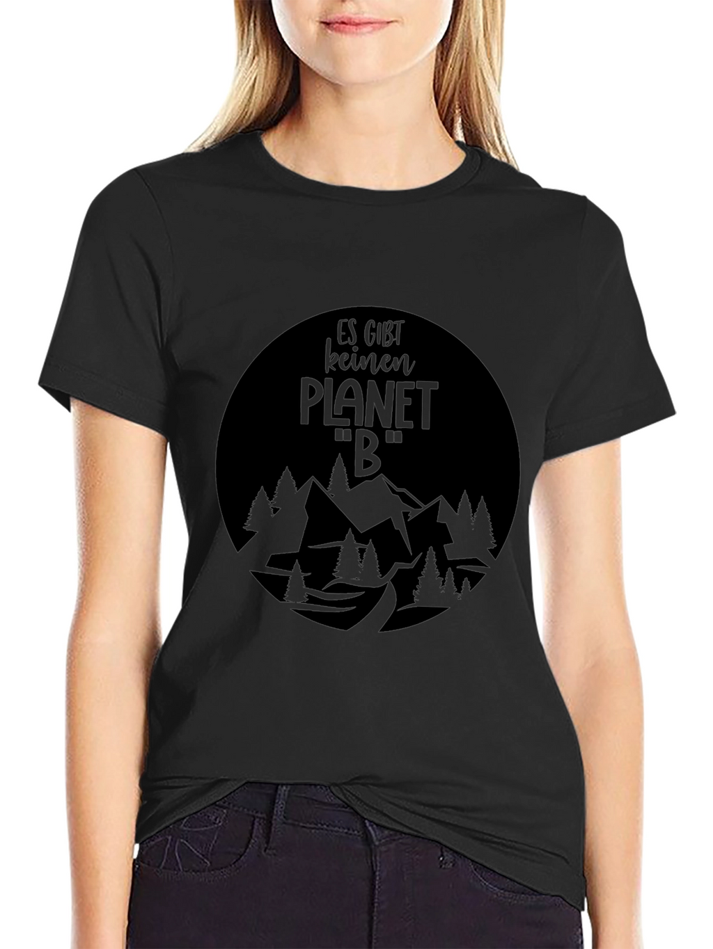No Planet B Black Graphic Tee