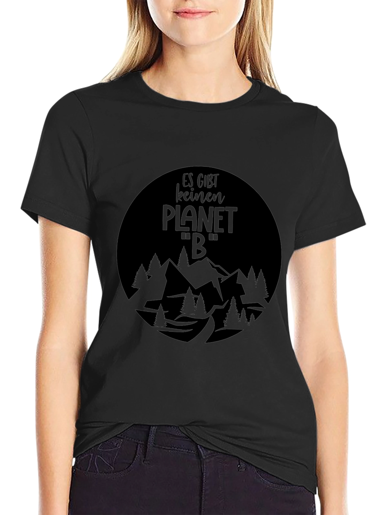 No Planet B Black Graphic Tee
