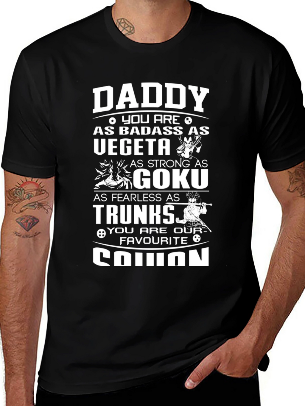 Daddy Dragon Ball Z Inspired T-Shirt