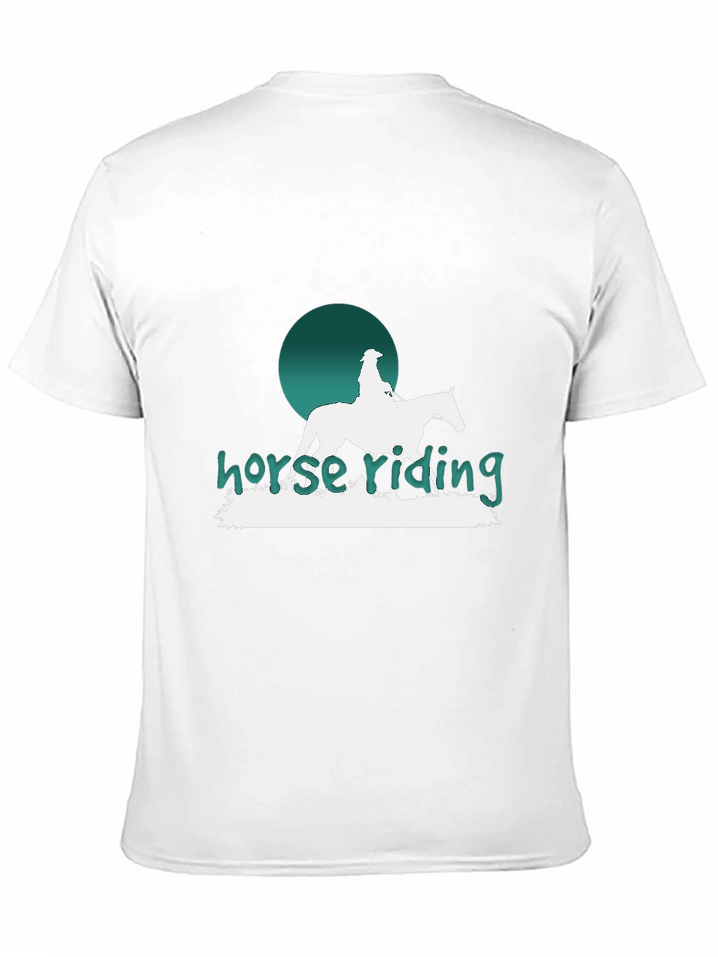 Horse Riding Graphic T-Shirt - Stylish Equestrian Design