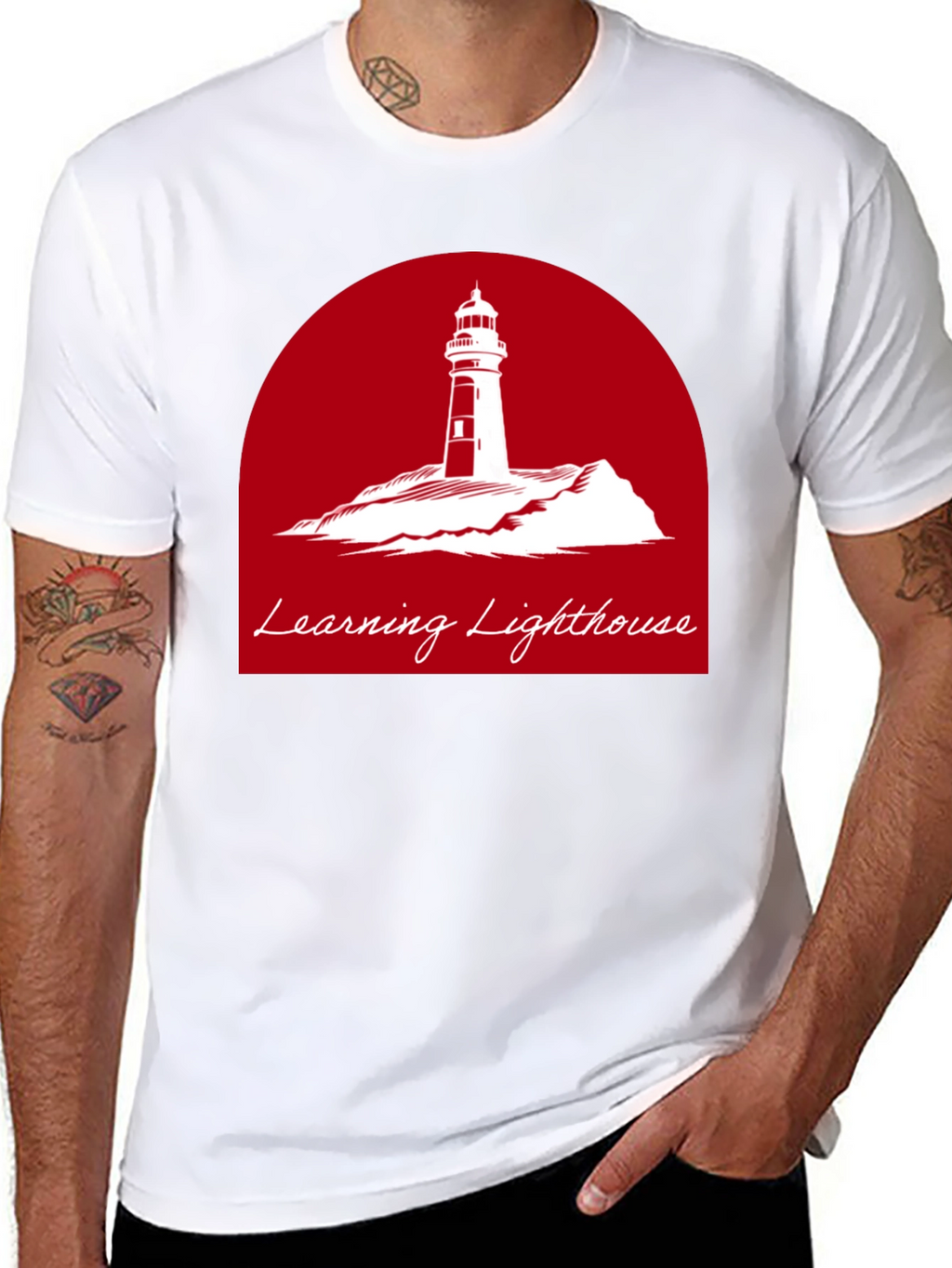 Learning Lighthouse Graphic T-Shirt