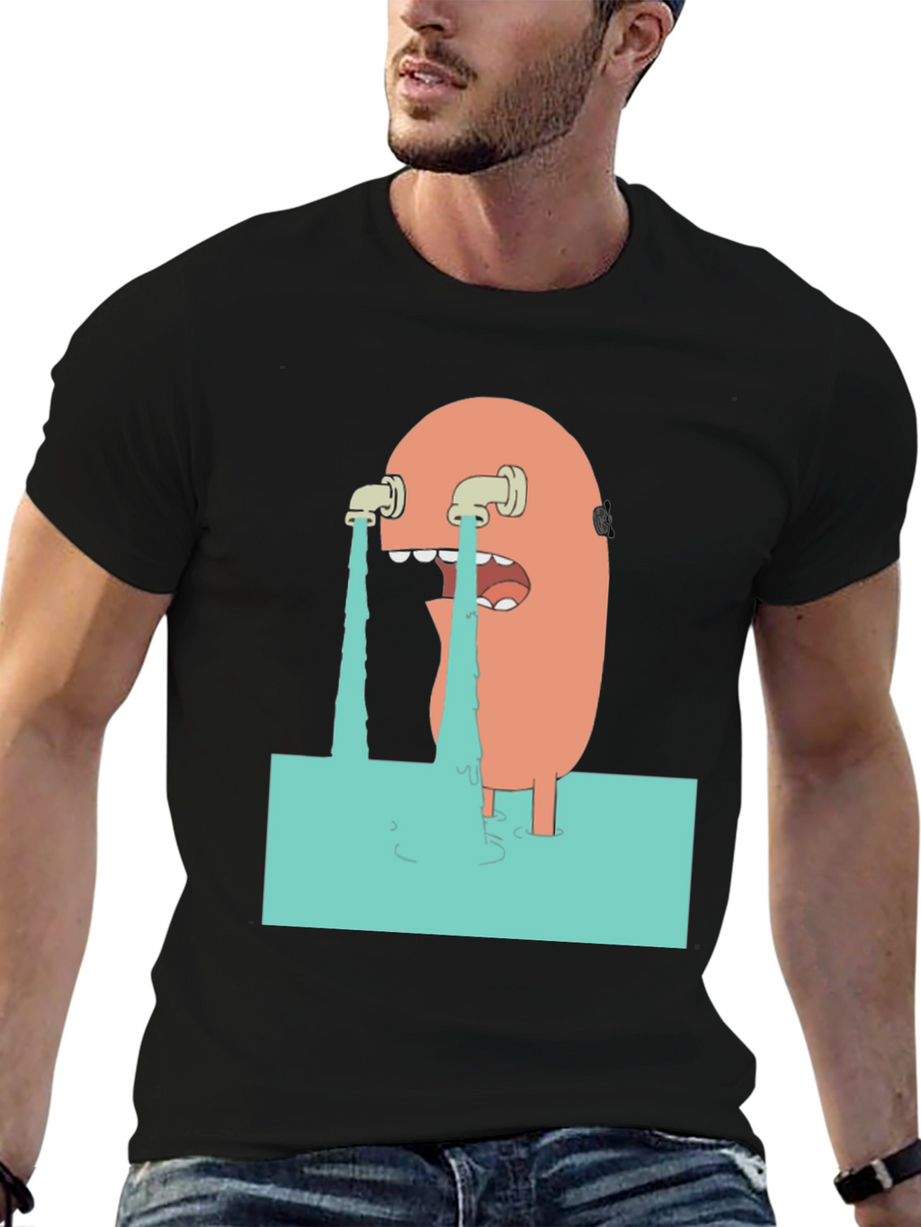 Tears of a Cartoon Black T-Shirt
