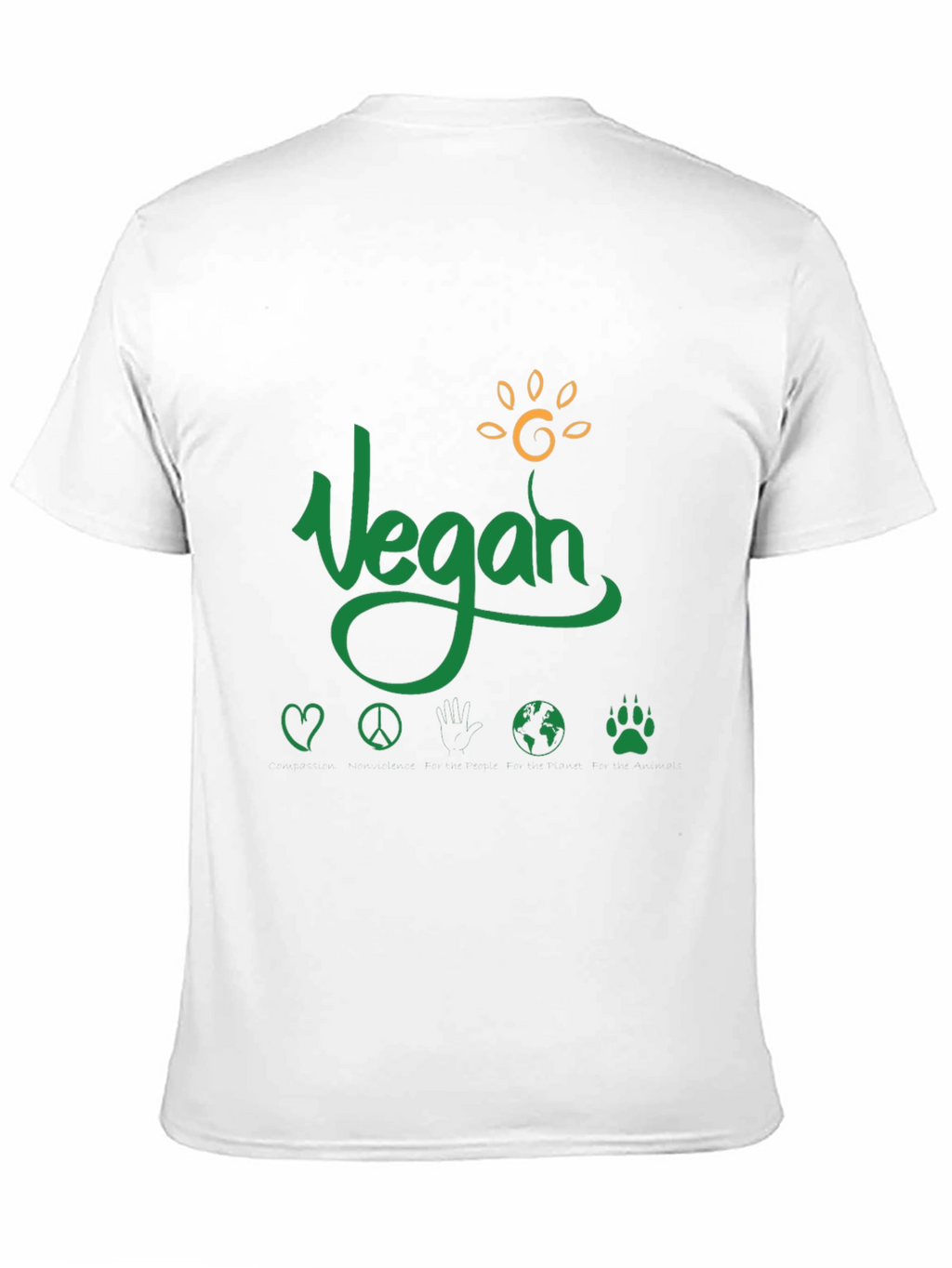 Vegan T-Shirt Animal Rights Eco-Friendly