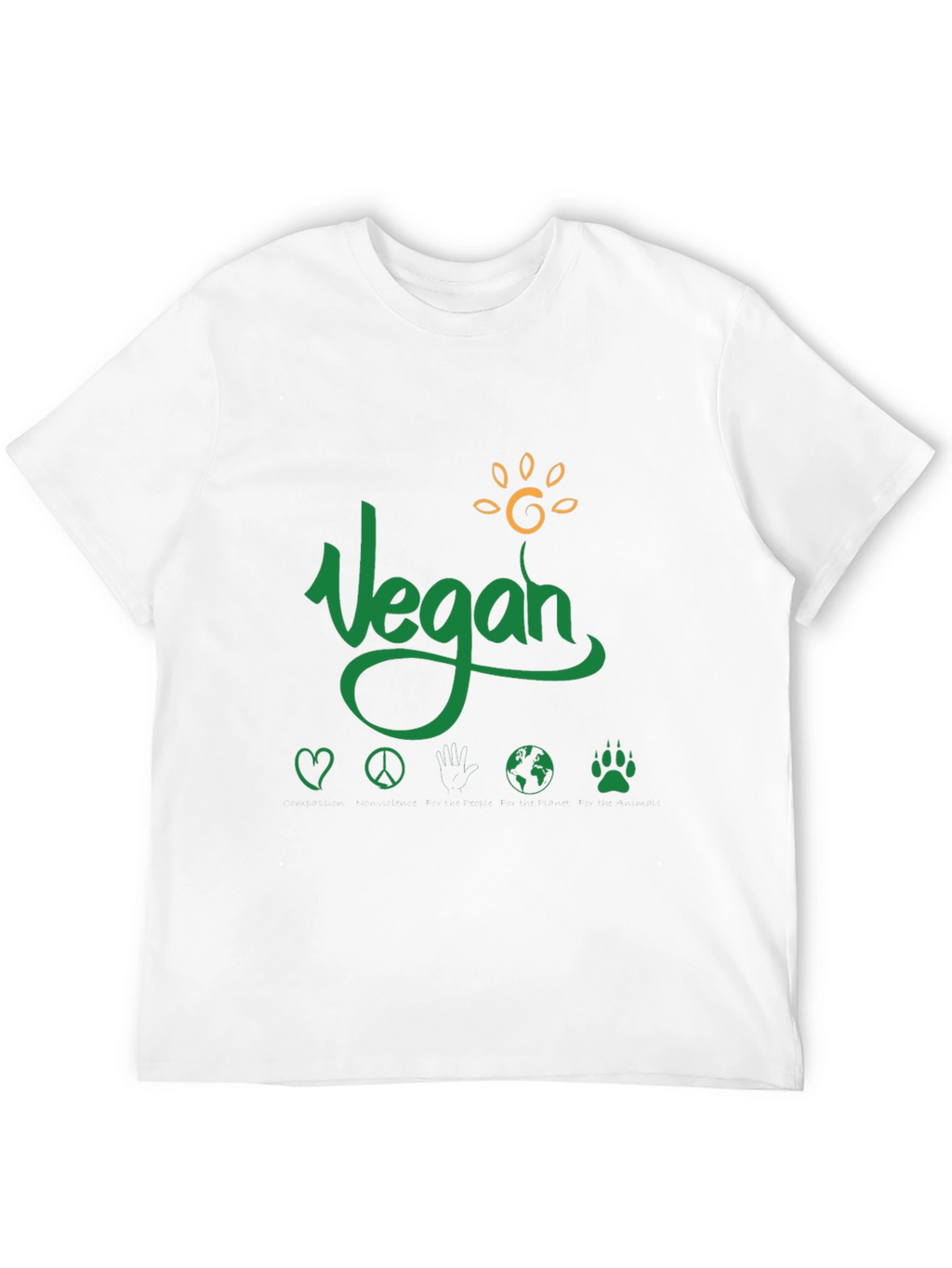 Vegan T-Shirt Animal Rights Eco-Friendly