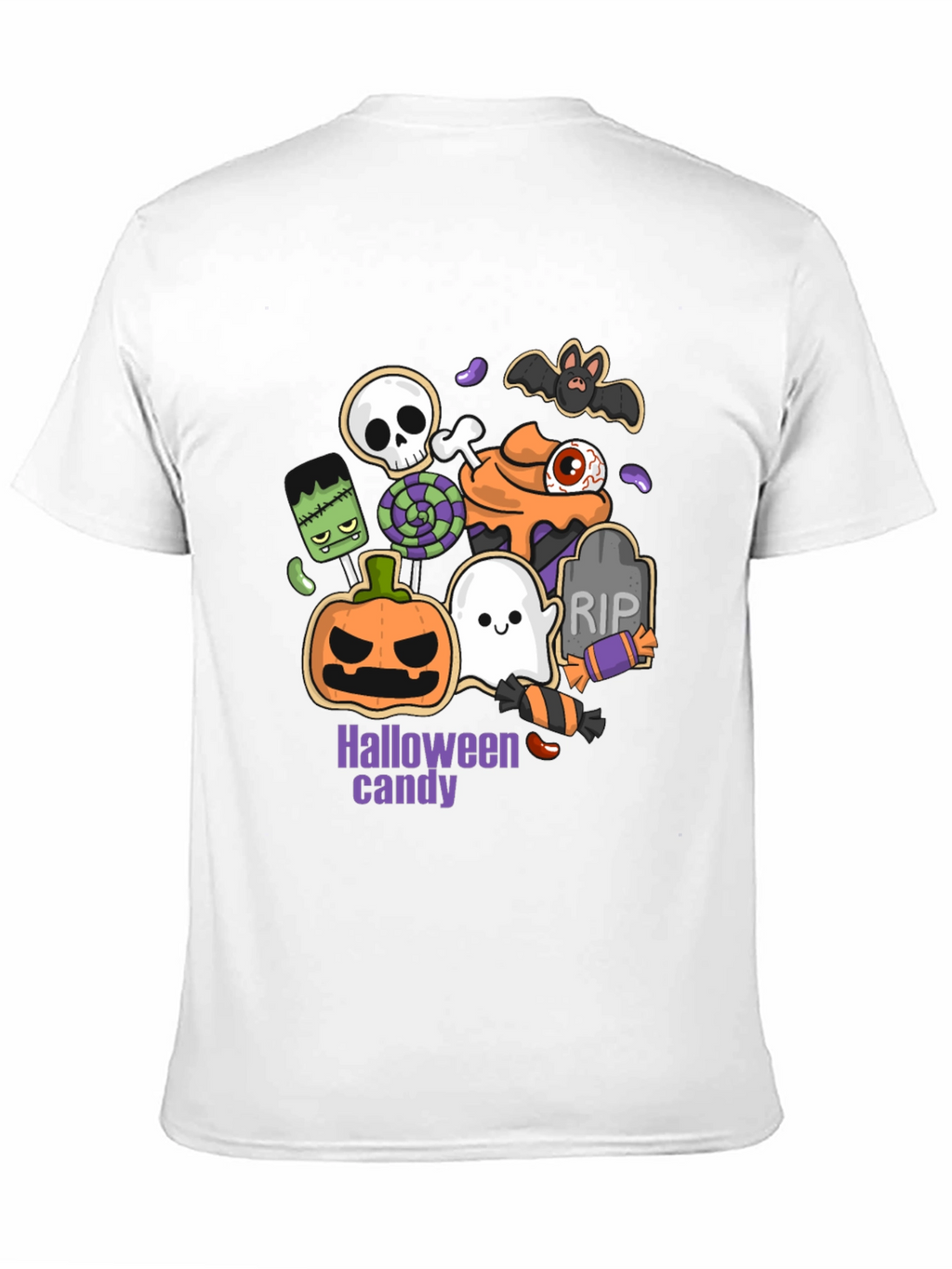 Halloween Candy T-Shirt - Spooky Season Apparel