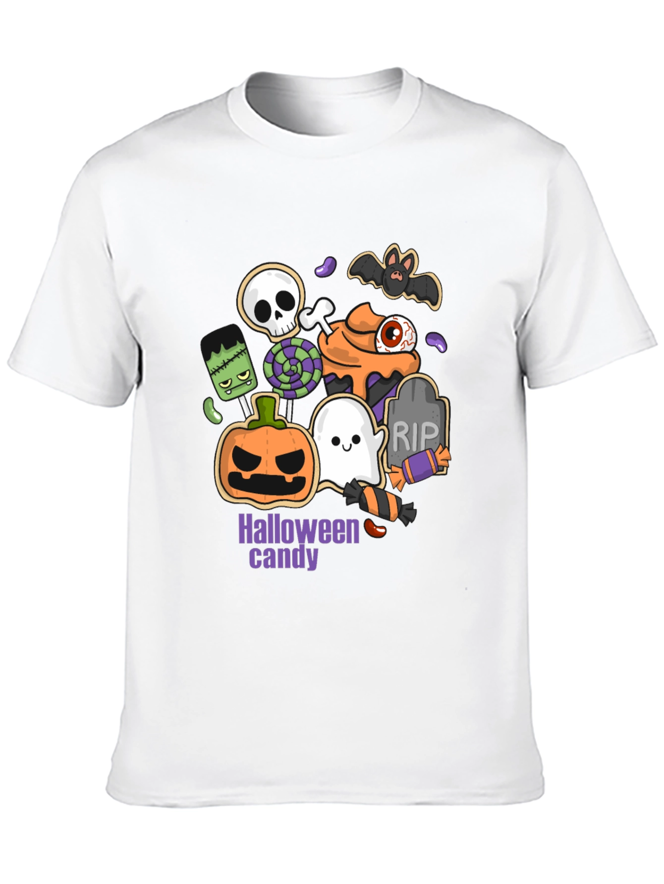 Halloween Candy T-Shirt - Spooky Season Apparel
