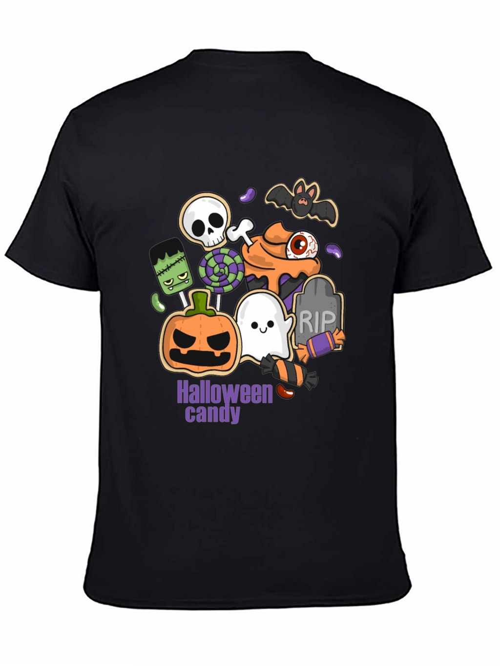 Halloween Candy T-Shirt - Spooky Season Apparel