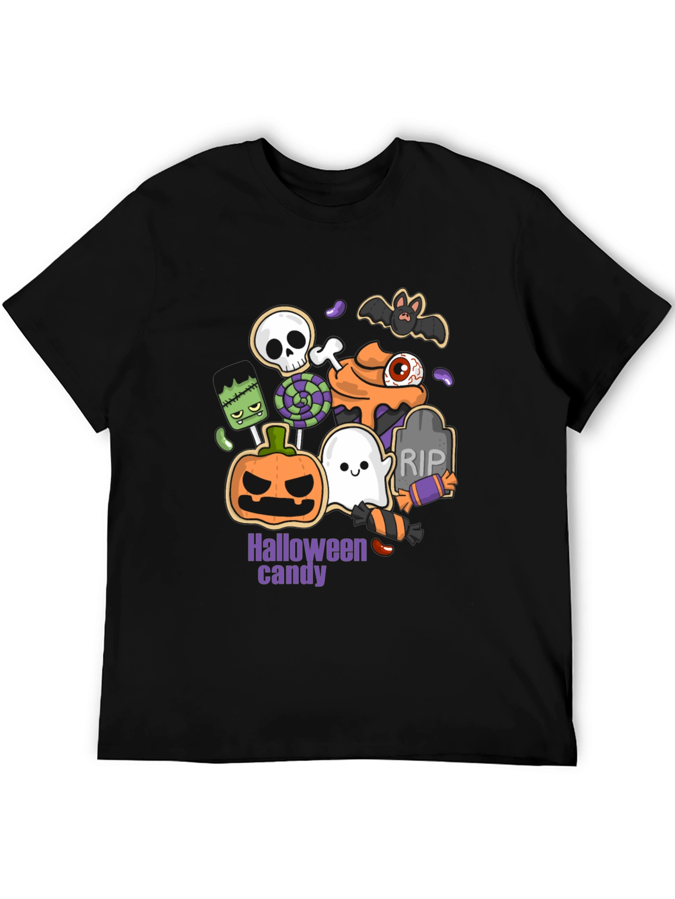 Halloween Candy T-Shirt - Spooky Season Apparel