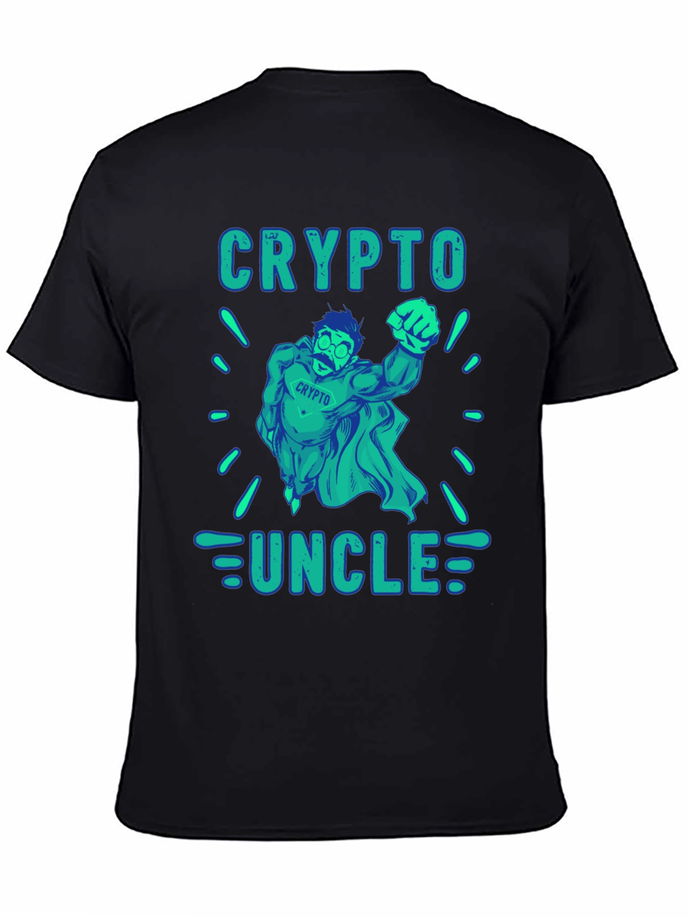 Crypto Uncle T-Shirt Funny Cryptocurrency Tee