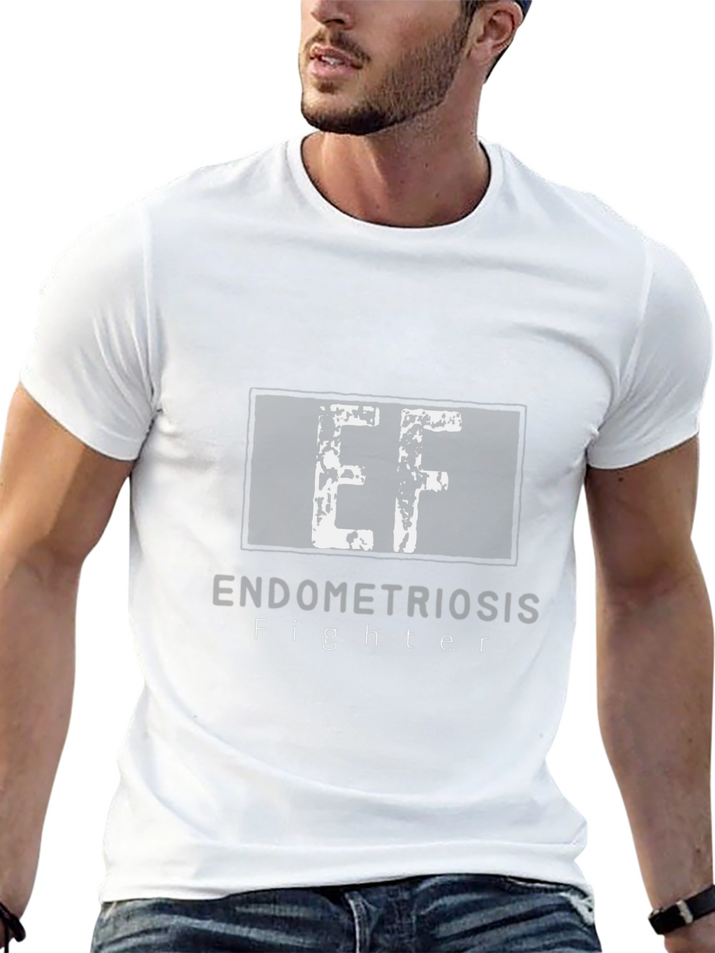 Endometriosis Fighter T-Shirt - Black