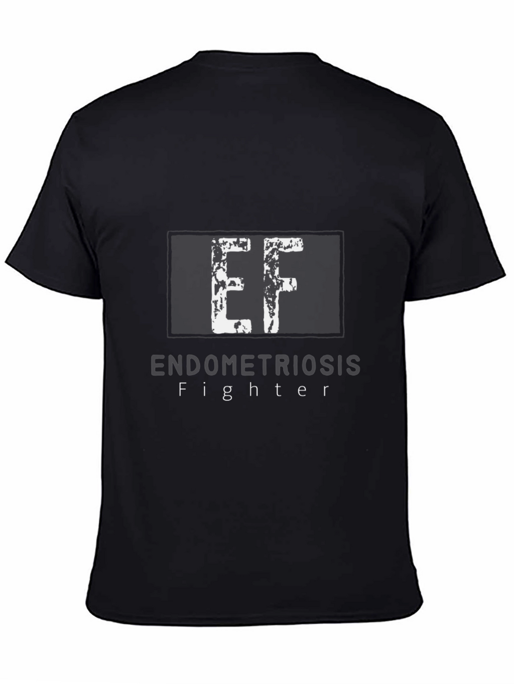 Endometriosis Fighter T-Shirt - Black