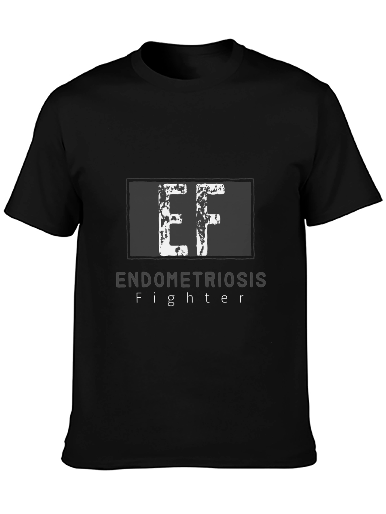 Endometriosis Fighter T-Shirt - Black