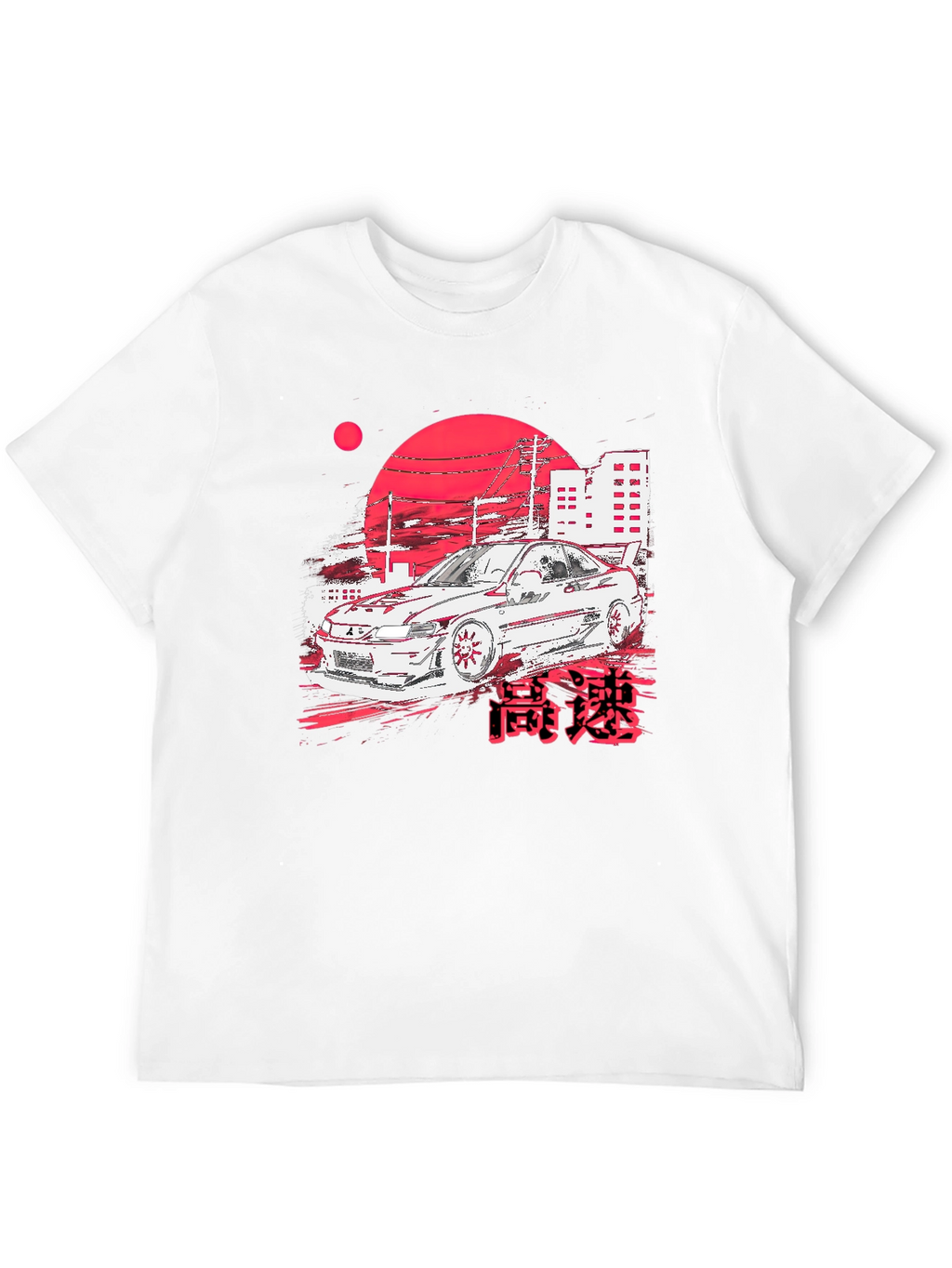 JDM Car Graphic Tee - Black