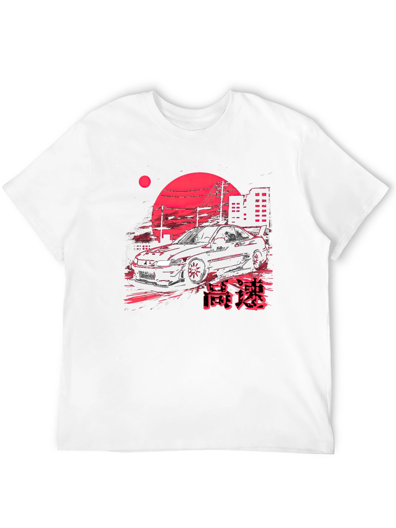 JDM Car Graphic Tee - Black