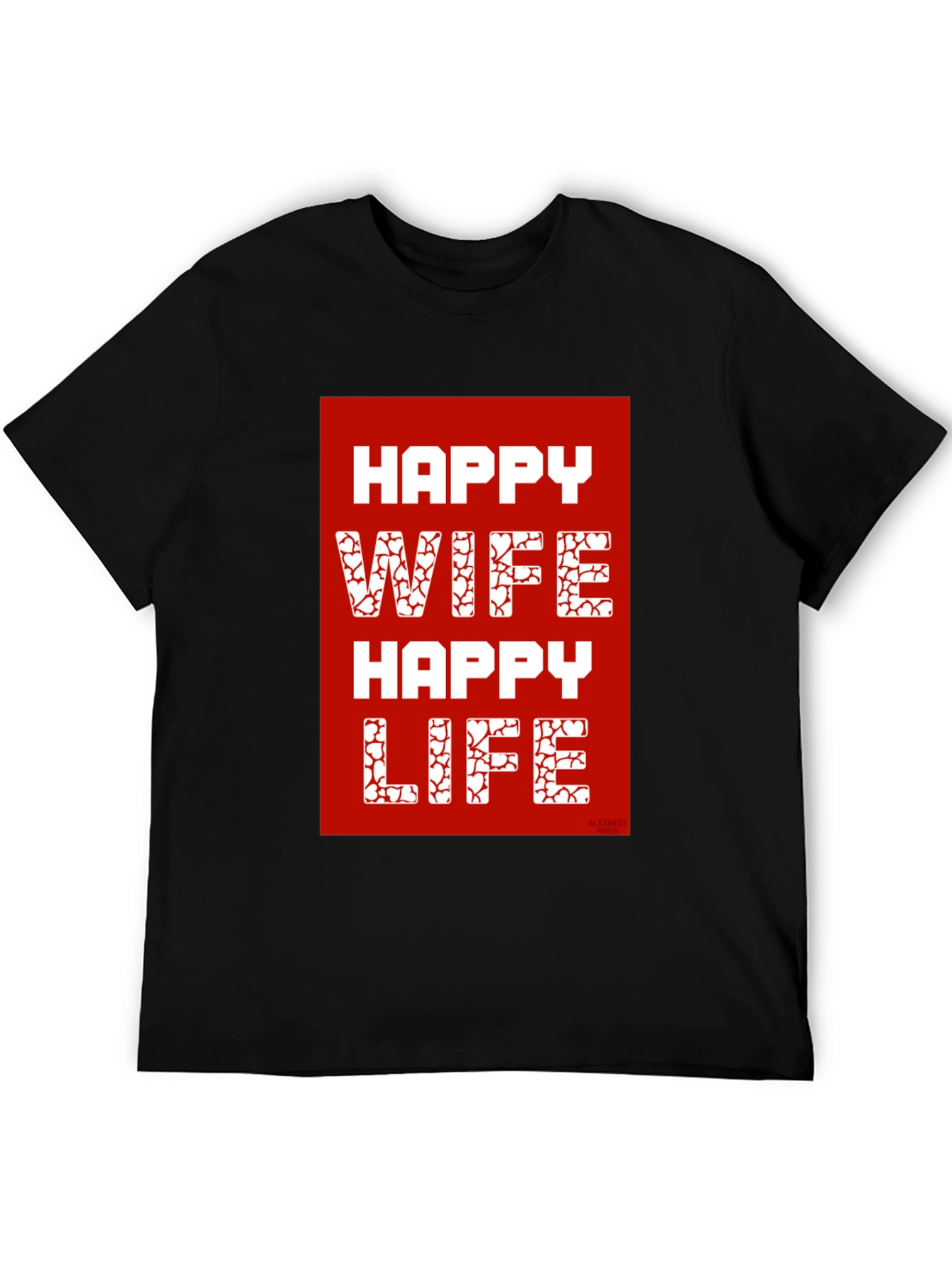 Happy Wife Happy Life Graphic T-Shirt