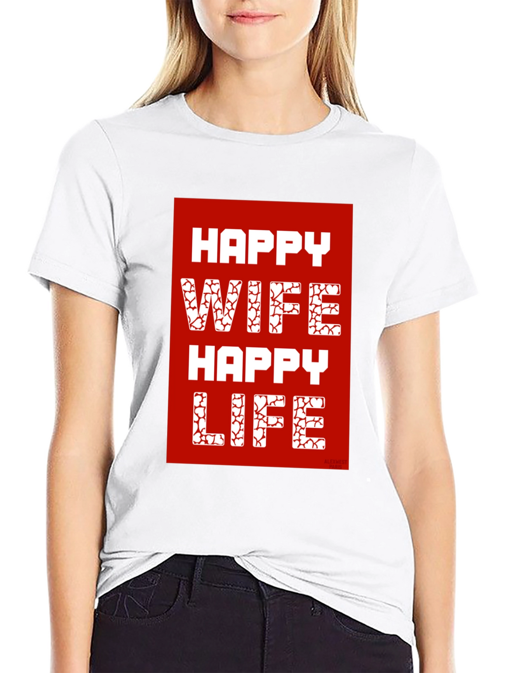 Happy Wife Happy Life Graphic T-Shirt