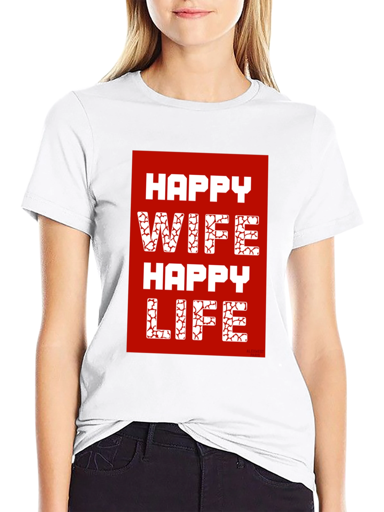 Happy Wife Happy Life Graphic T-Shirt