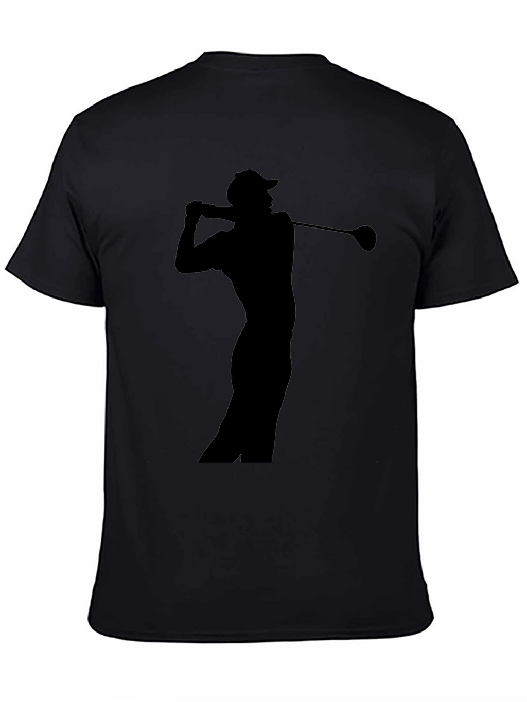 Golf Silhouette Black T-Shirt