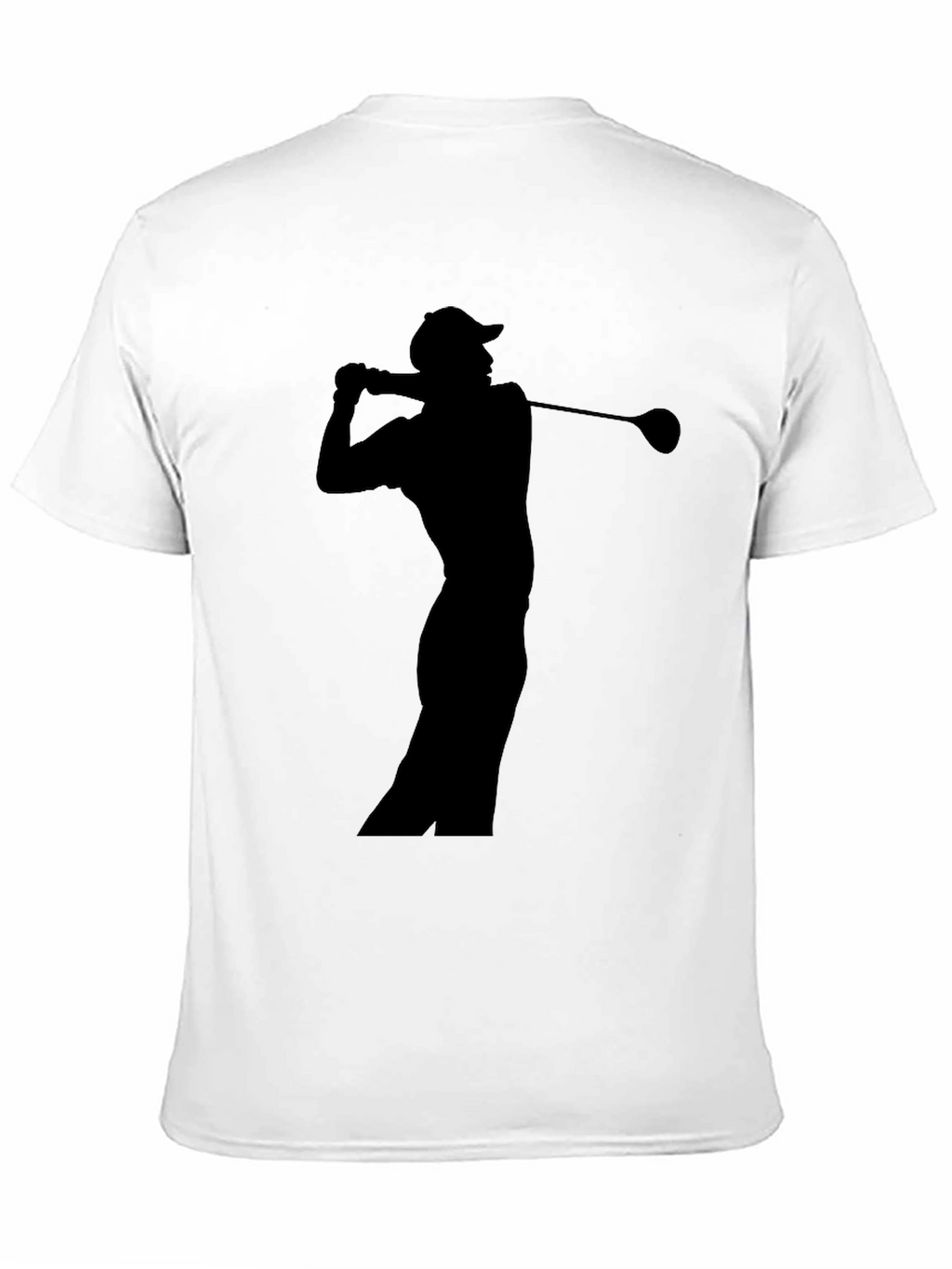 Golf Silhouette Black T-Shirt