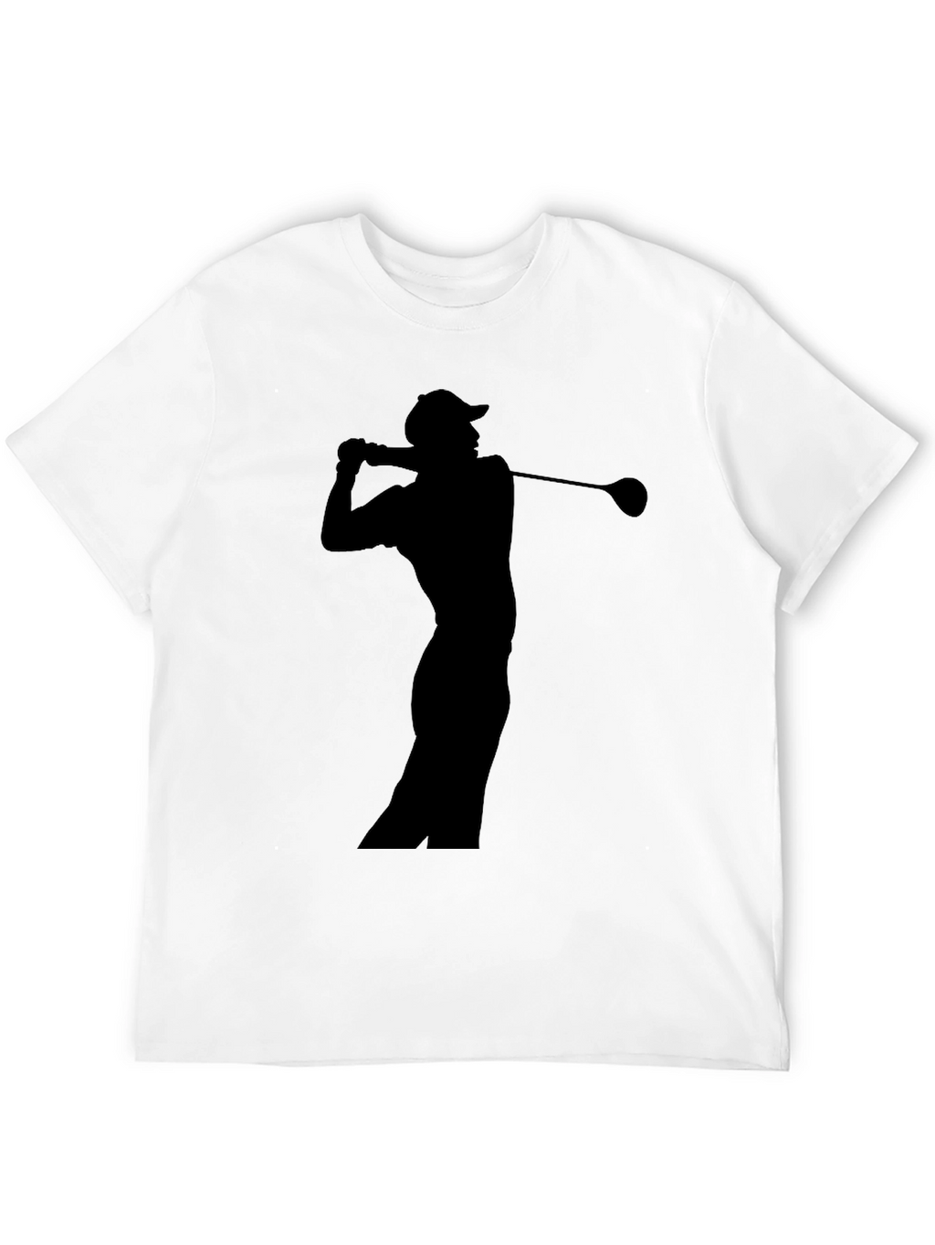 Golf Silhouette Black T-Shirt