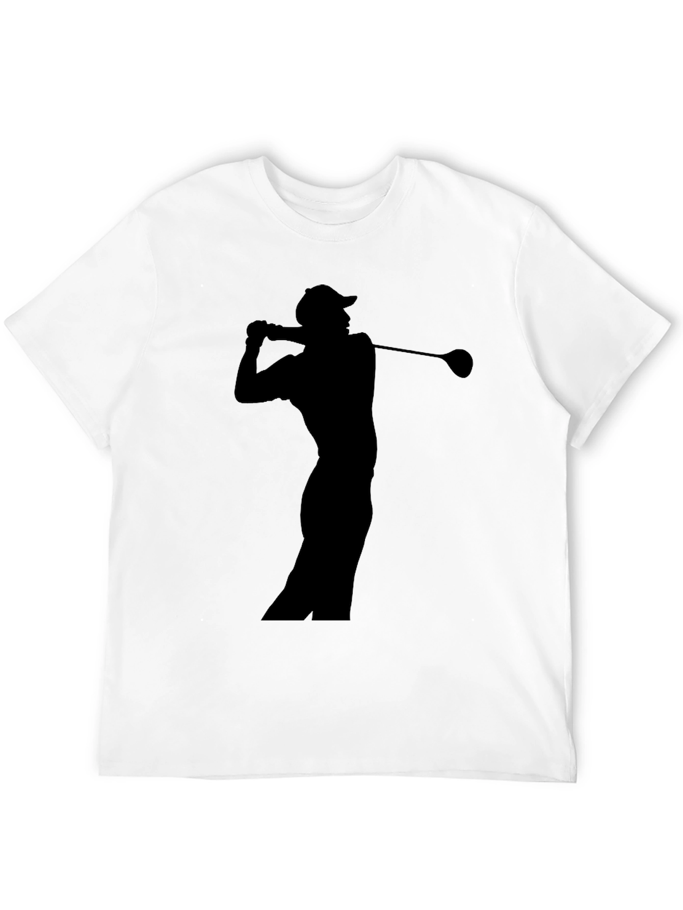 Golf Silhouette Black T-Shirt