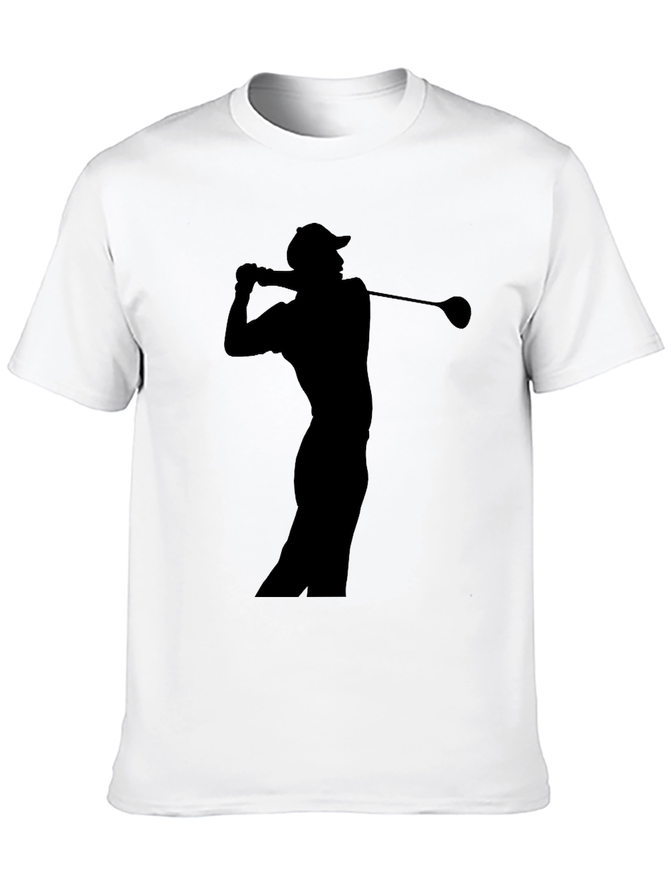 Golf Silhouette Black T-Shirt
