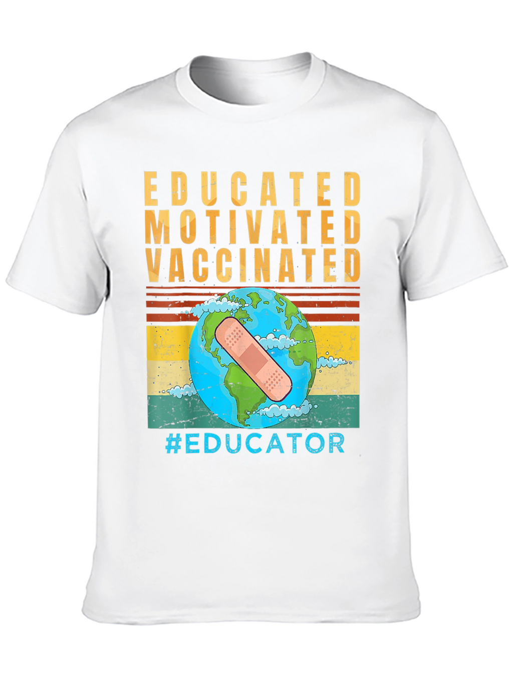 Educated Vaccinated Graphic T-Shirt